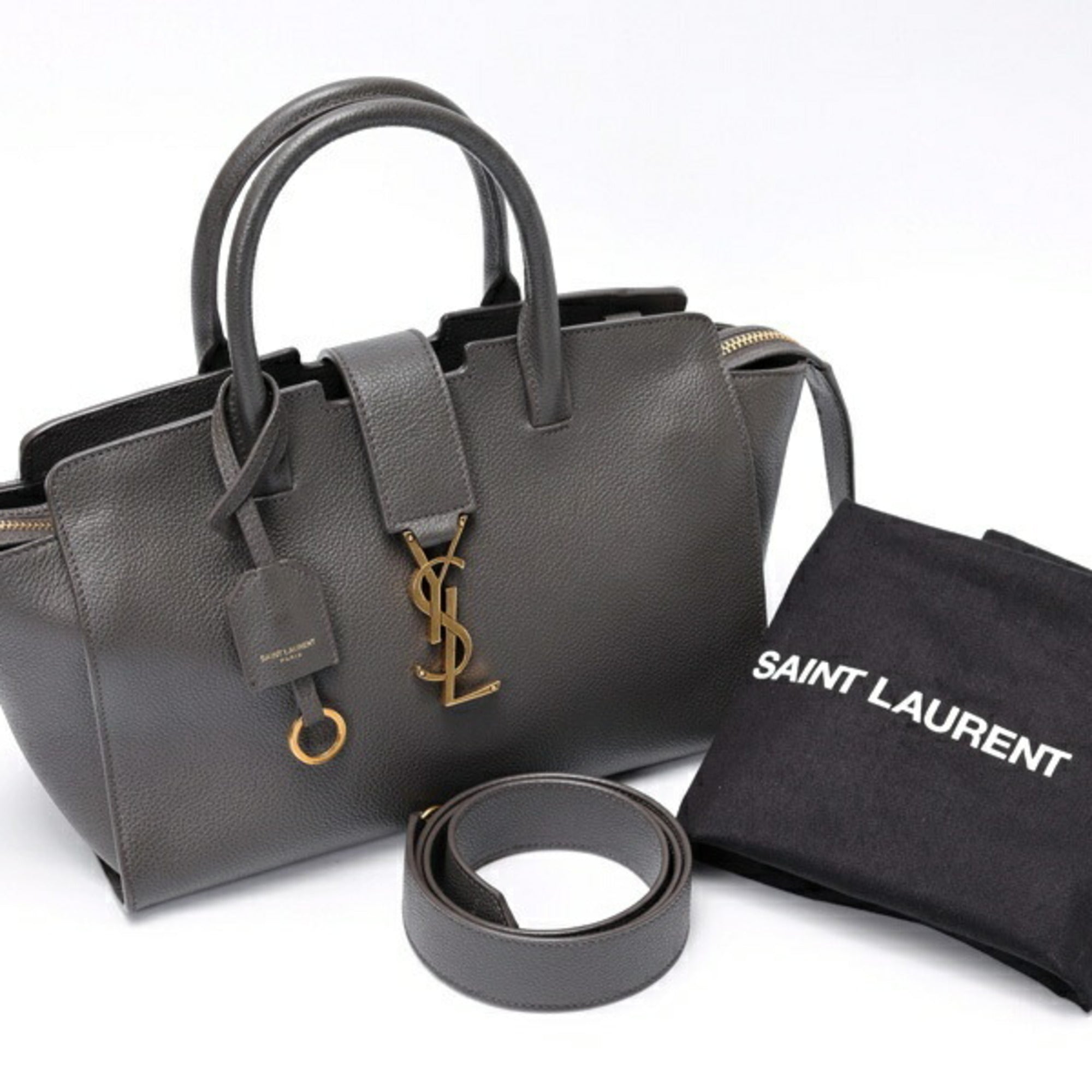 SLT Laurent Downtown Baby 635346 Leather Gray S-158912