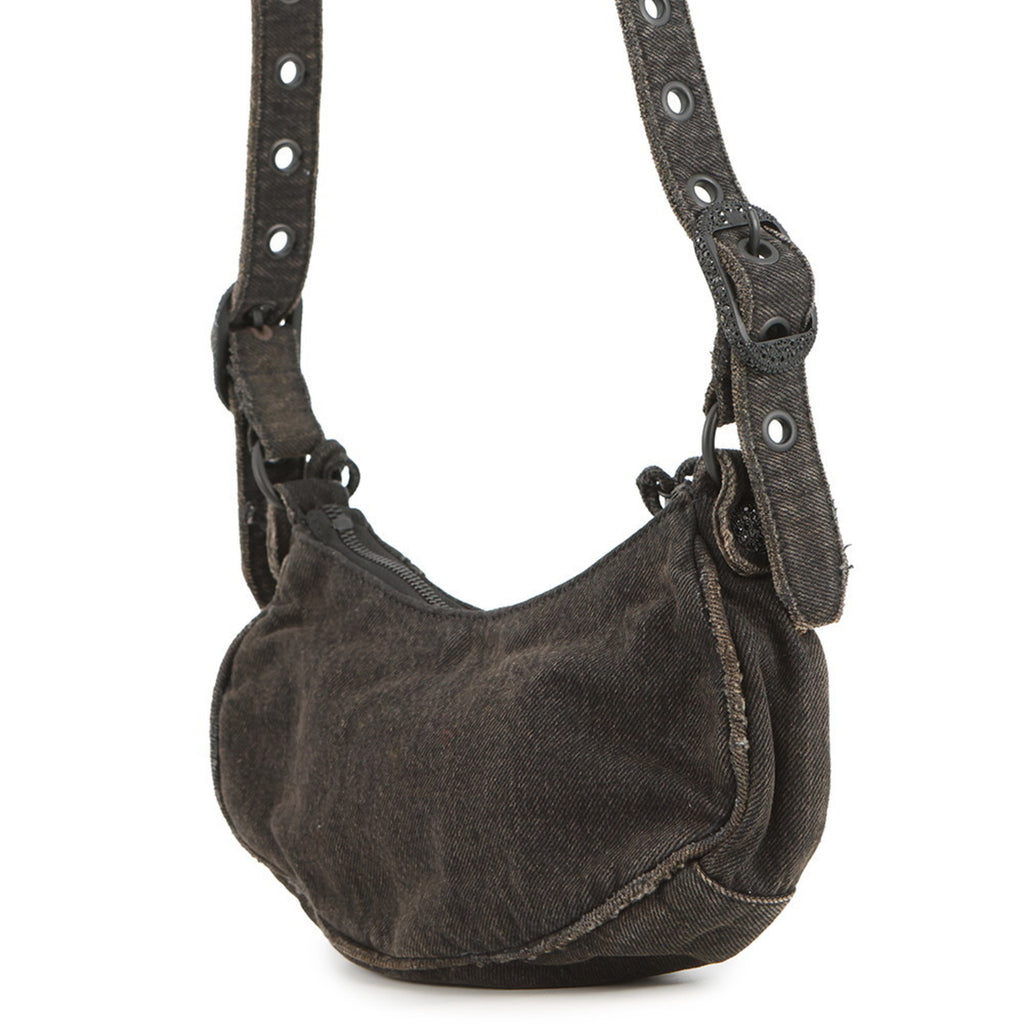 BLCG Le Cagoule XS Denim Shoulder Bag 671309 BALENCIAGA