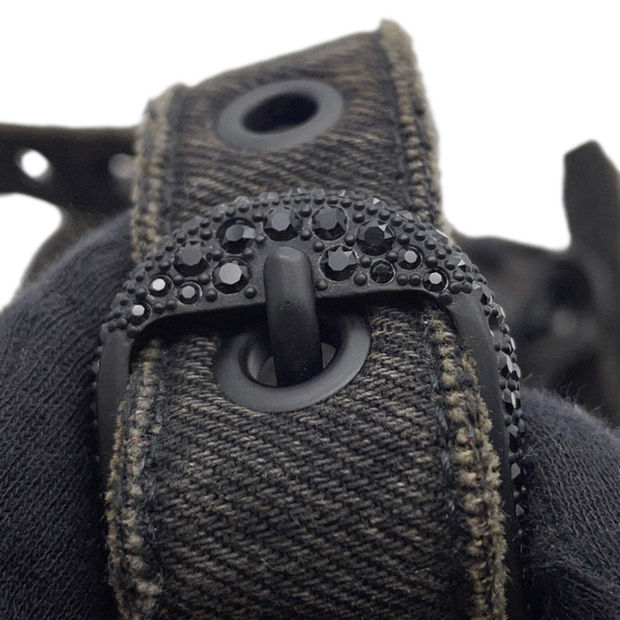 BLCG Le Cagoule XS Denim Shoulder Bag 671309 BALENCIAGA