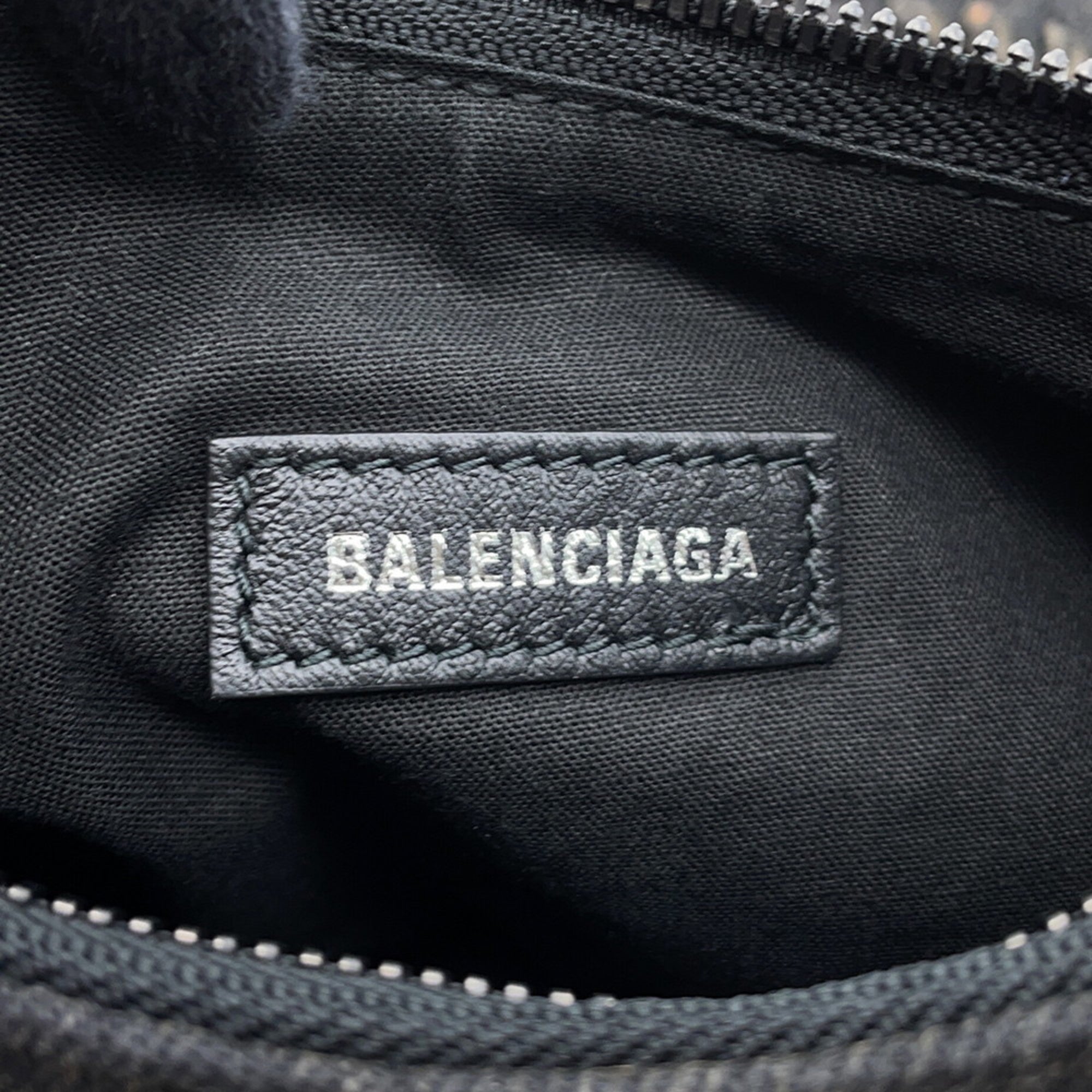 BLCG Le Cagoule XS Denim Shoulder Bag 671309 BALENCIAGA