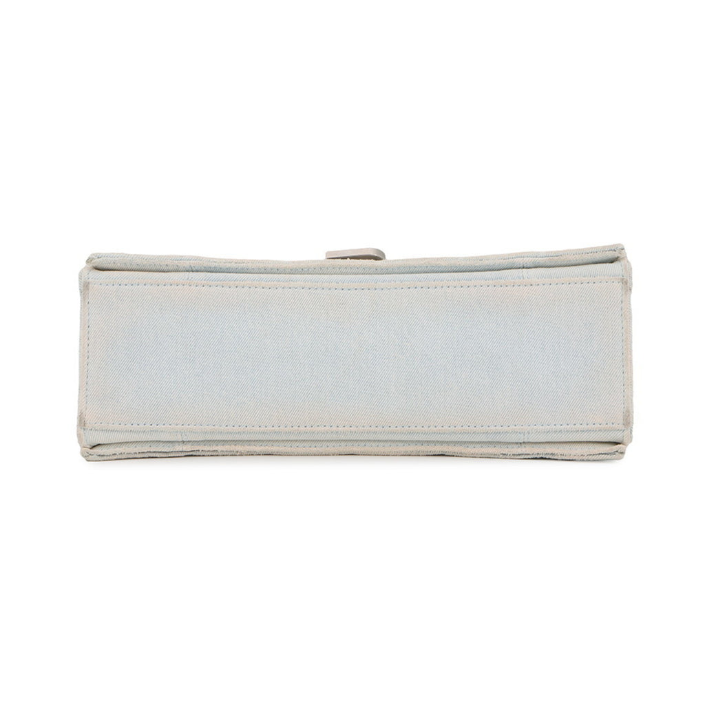 BLCG Chain Shoulder Bag in Crushed Medium Denim 716393 BALENCIAGA 2-way