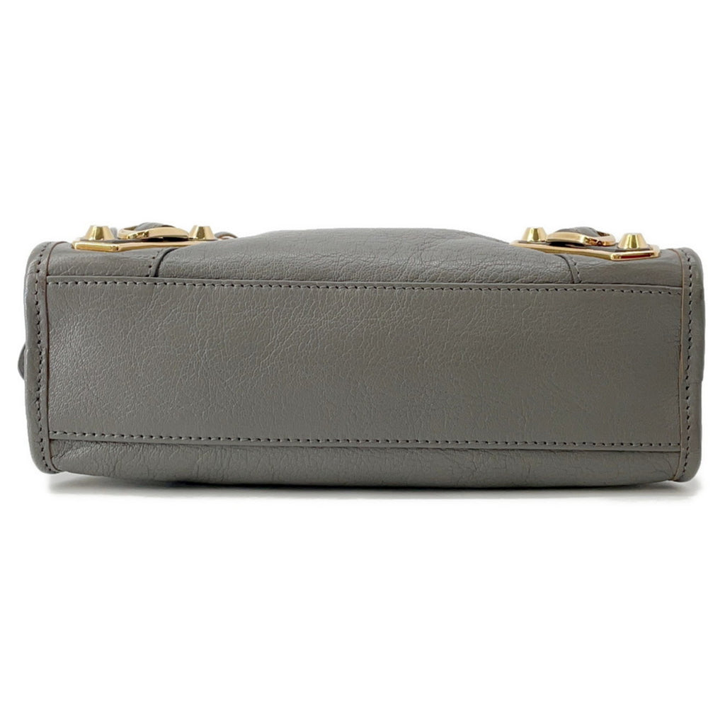 BLCG Classic Metal Edge Mini City Handbag 390160 BALENCIAGA 2-way