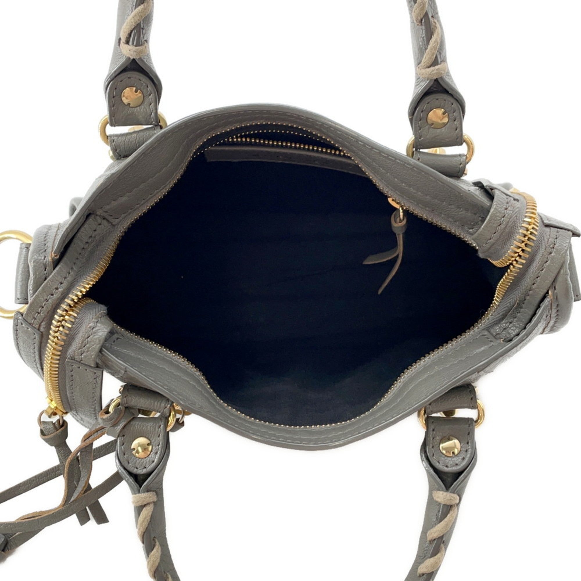 BLCG Classic Metal Edge Mini City Handbag 390160 BALENCIAGA 2-way