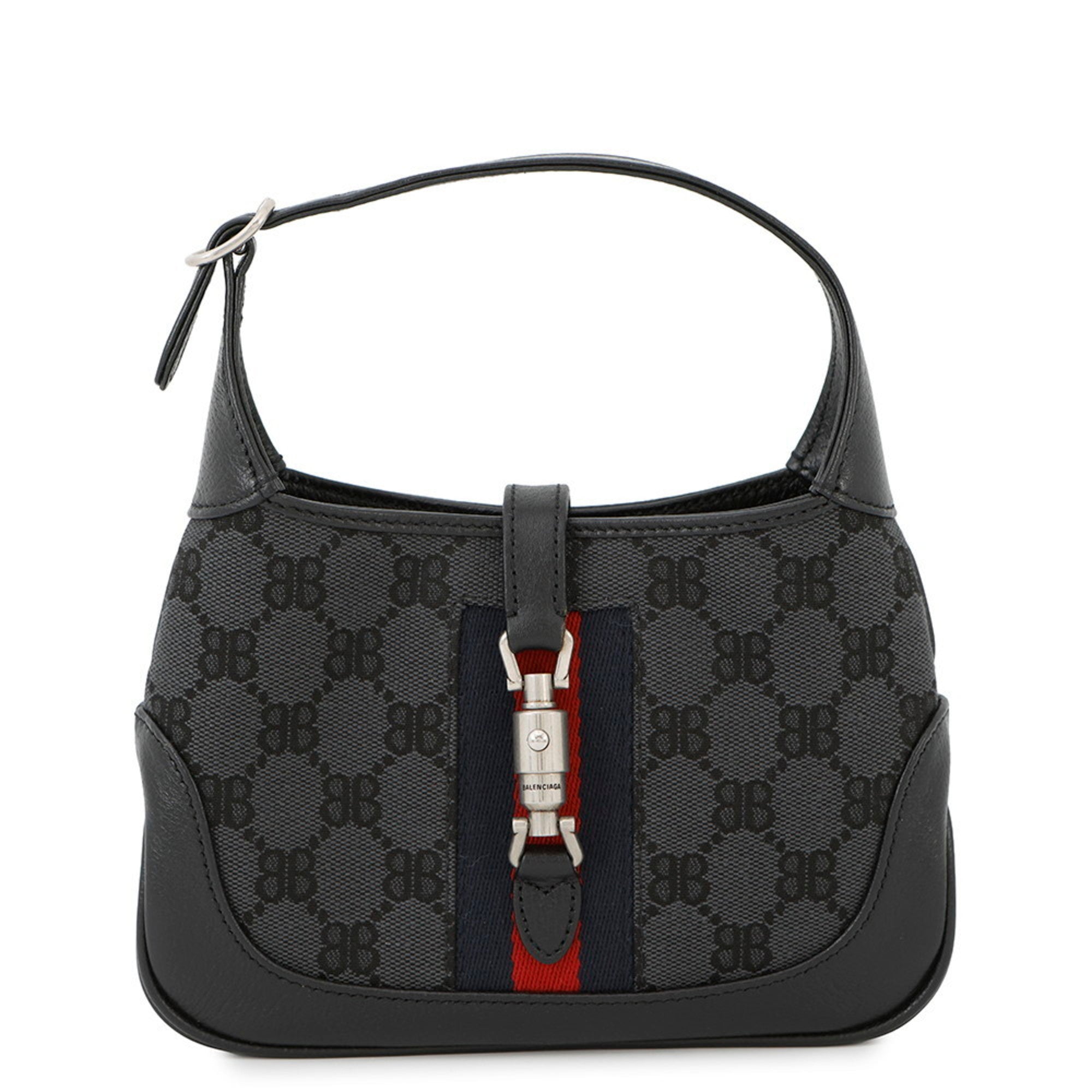 BLCG The Hacker Project Jackie 1961 Mini Handbag 680132, Gucci Collaboration, 2-Way, Black