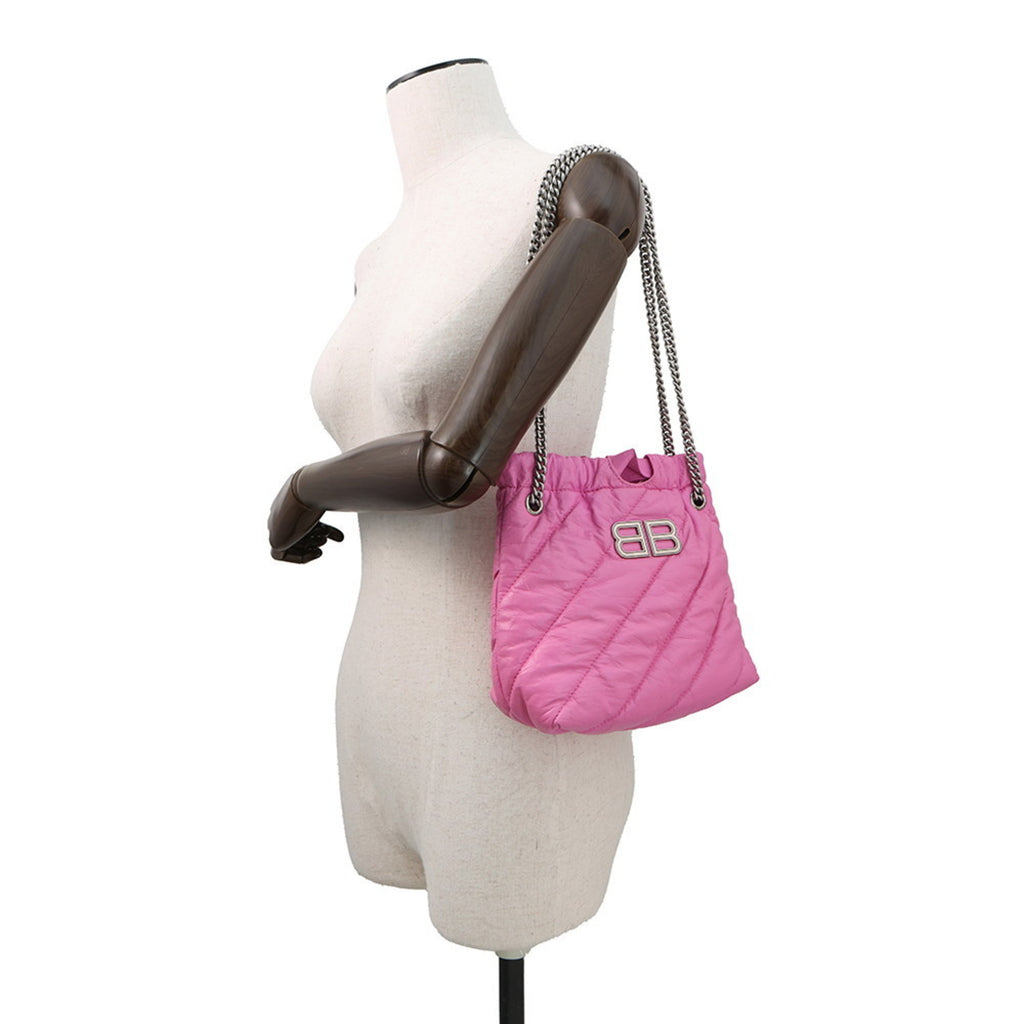 BLCG Chain Shoulder Bag in Crushed XS Leather (781796) - BALENCIAGA 2-Way