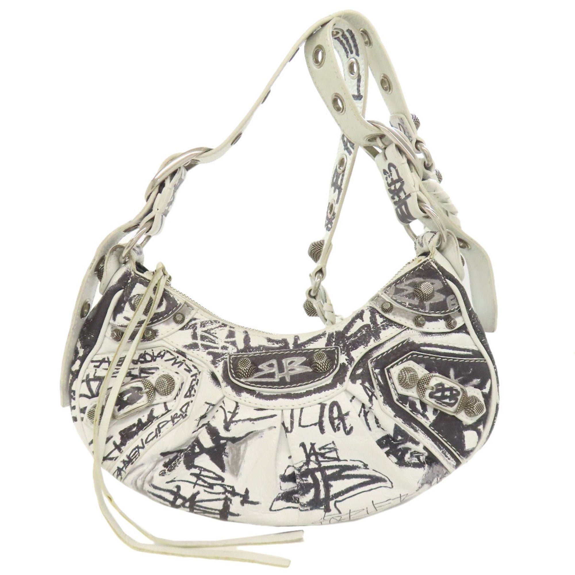 BLCG 671309 Le Cagole XS Shoulder Bag in Calf Leather for Women BALENCIAGA