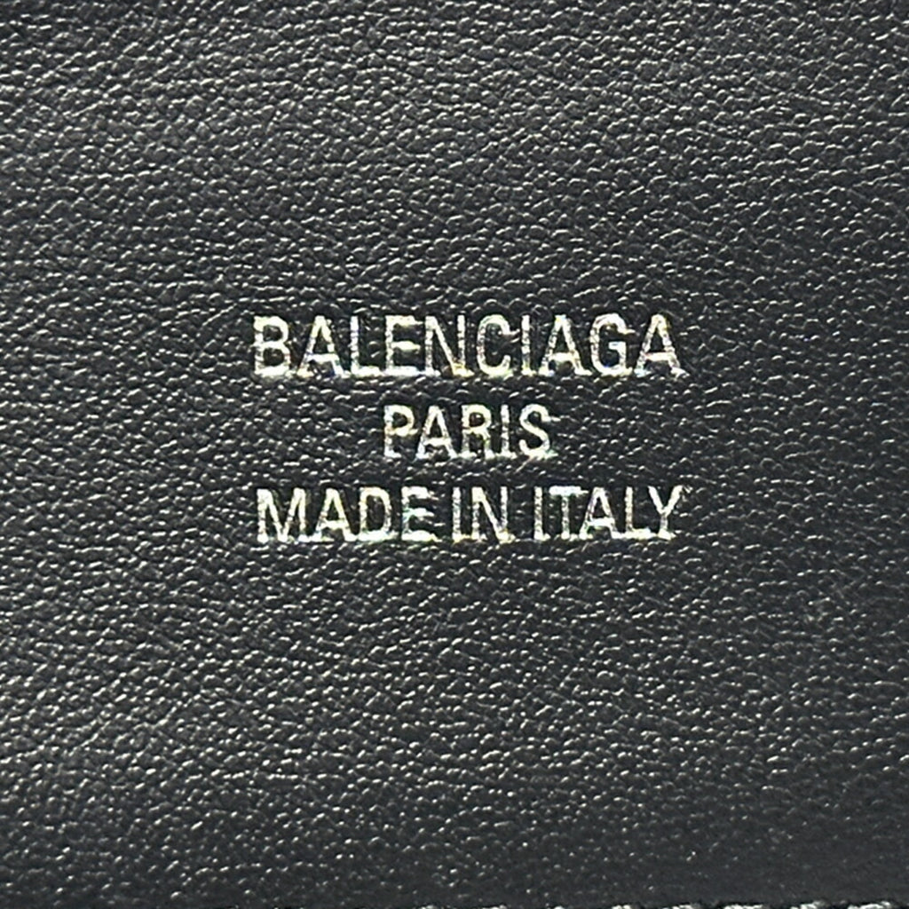 BLCG BALENCIAGA Women's Tote Bag Canvas Leather Duty-Free Medium Ivory Black White 759973