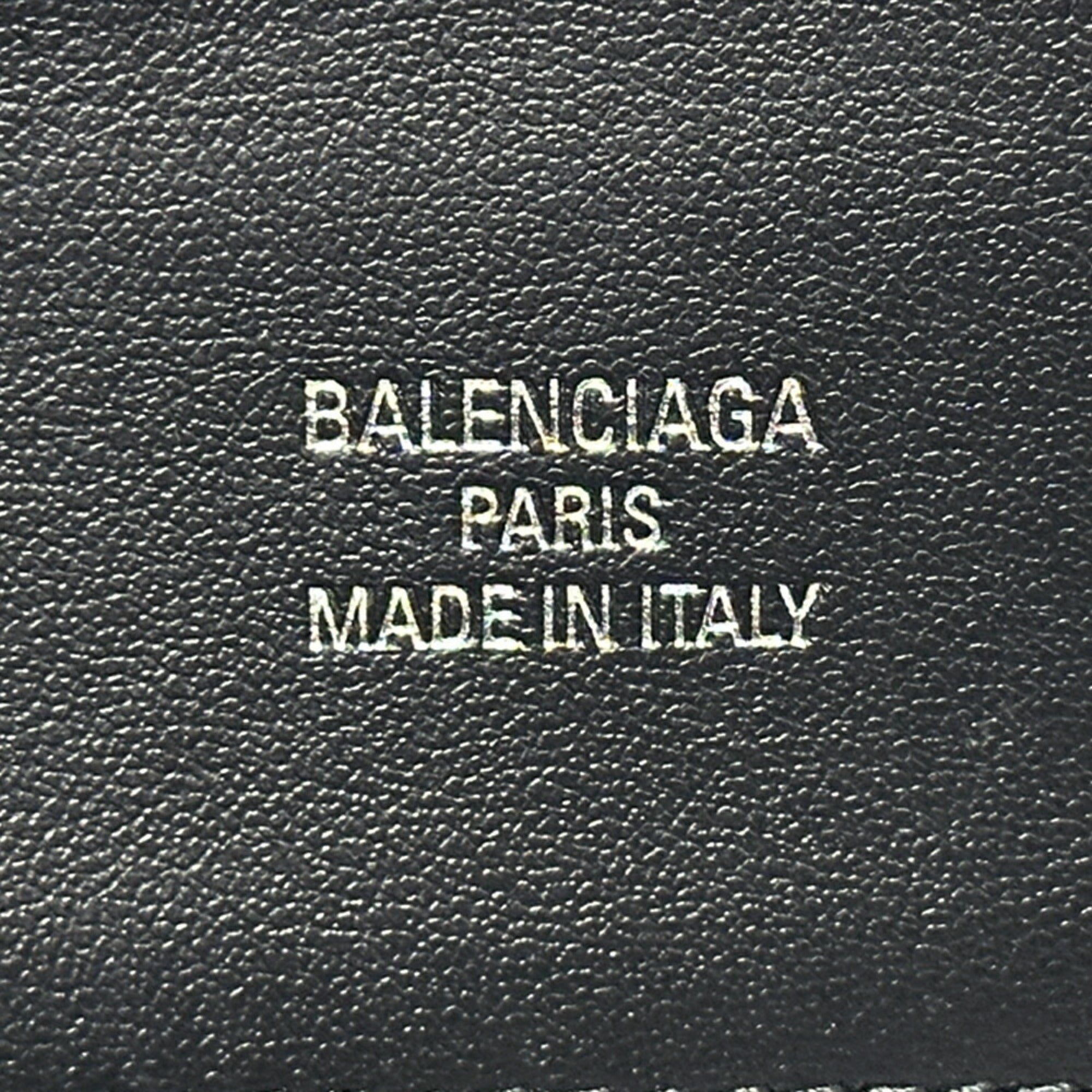 BLCG BALENCIAGA Women's Tote Bag Canvas Leather Duty-Free Medium Ivory Black White 759973