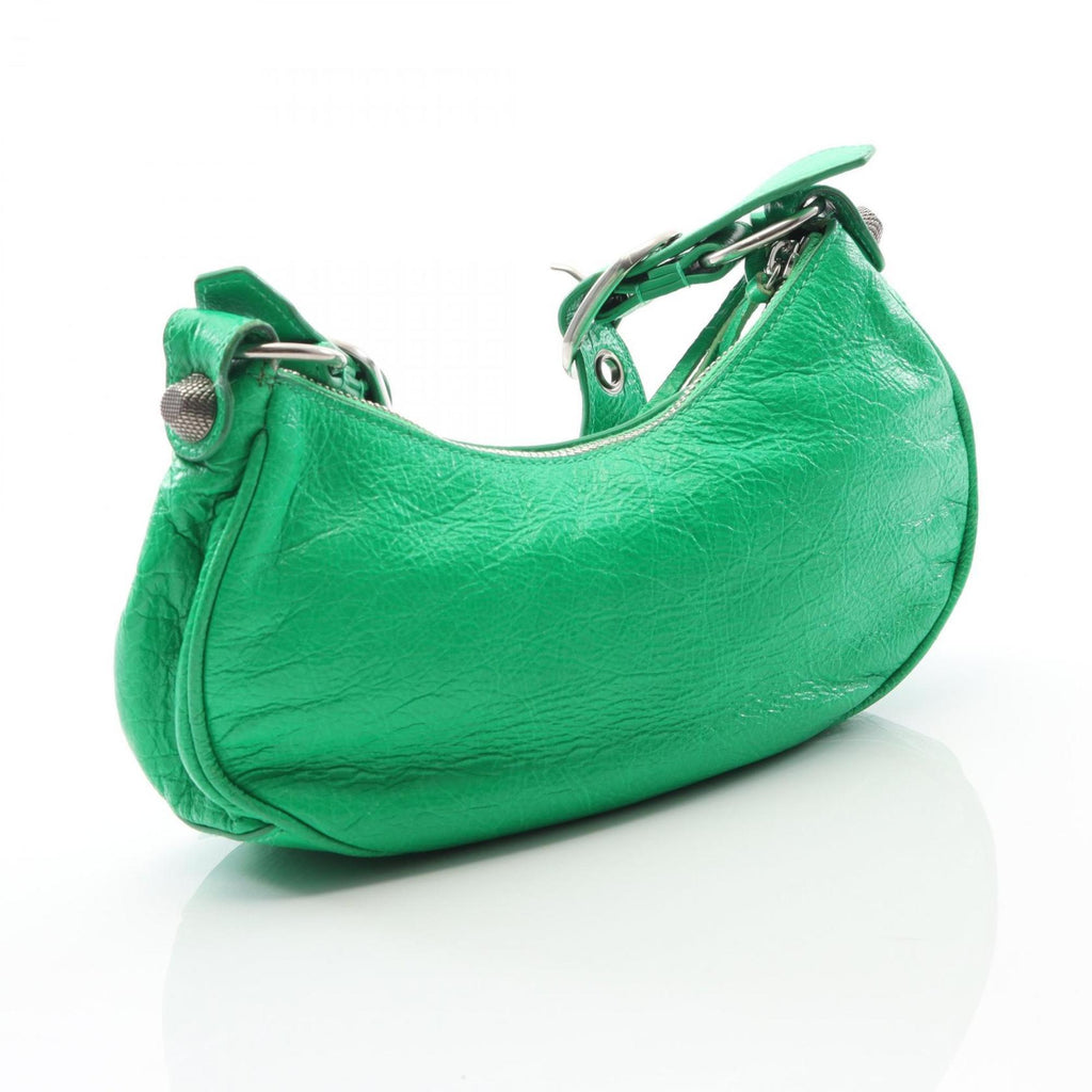 BLCG LE CAGOLE shoulder bag, leather, women's, green