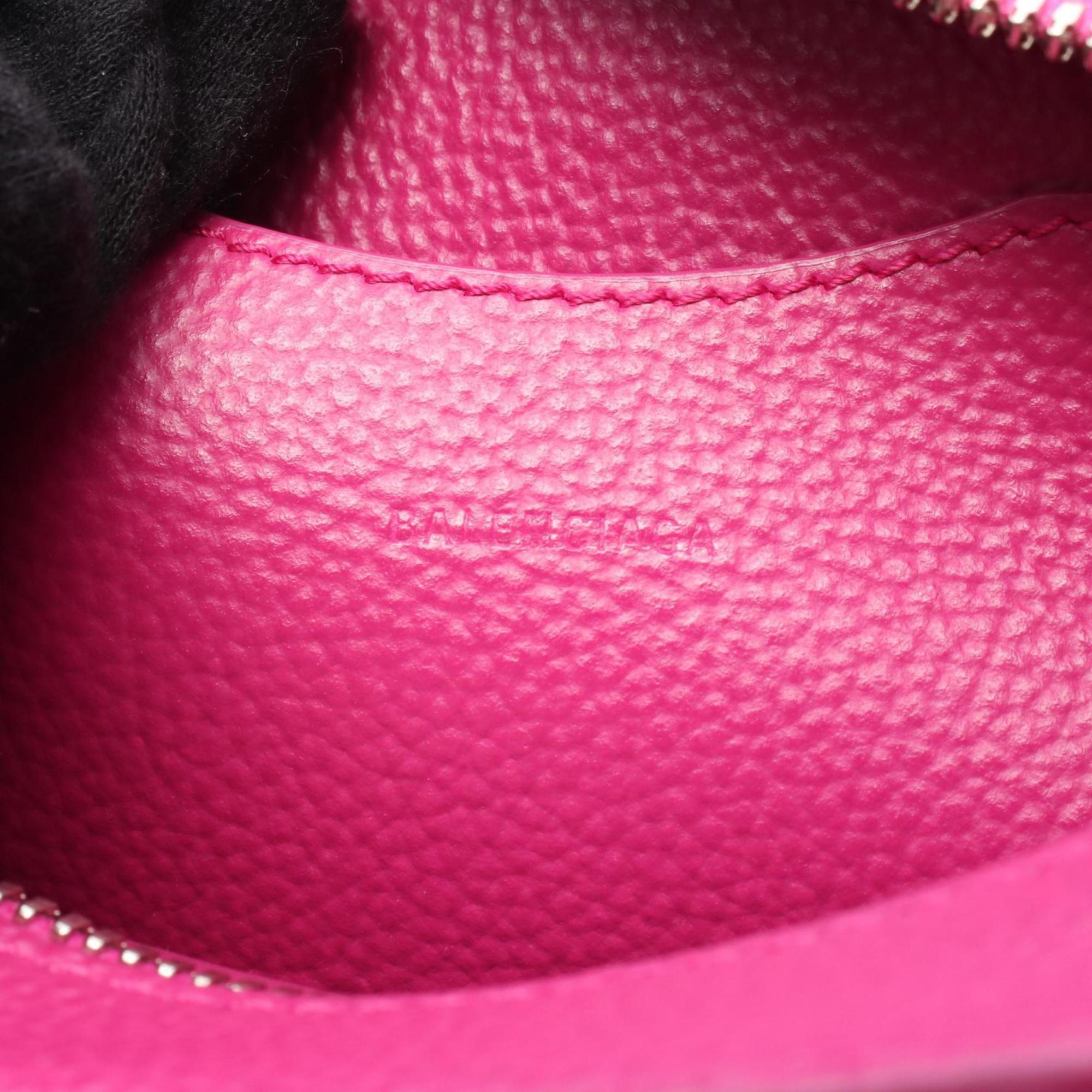 BLCG Neo Classic Nano Handbag, Leather, Women's, Pink