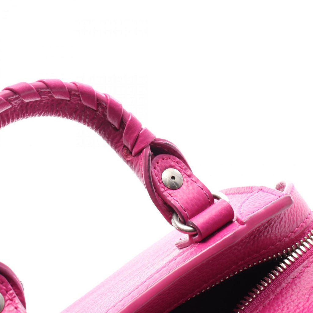 BLCG Neo Classic Nano Handbag, Leather, Women's, Pink