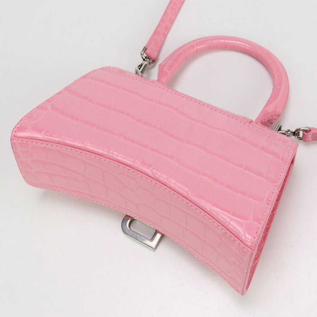 BLCG Handbag 592833 Top Handle Bag XS 2WAY Hourglass Women's Pink