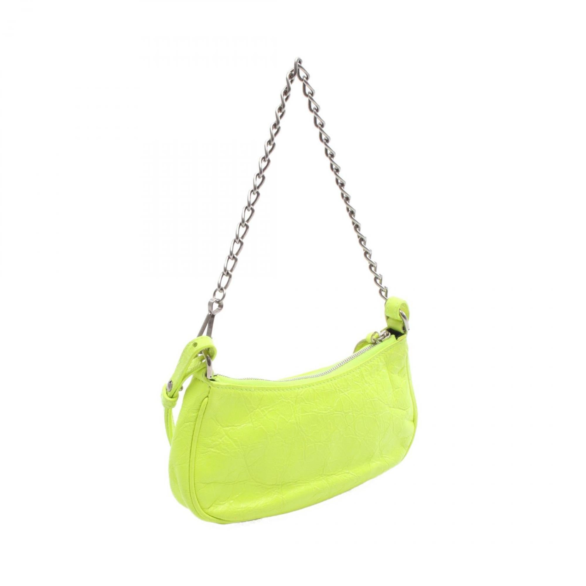 BLCG LE CAGOLE MINI BB Le Cagole Mini Handbag, Leather, Women's, Yellow