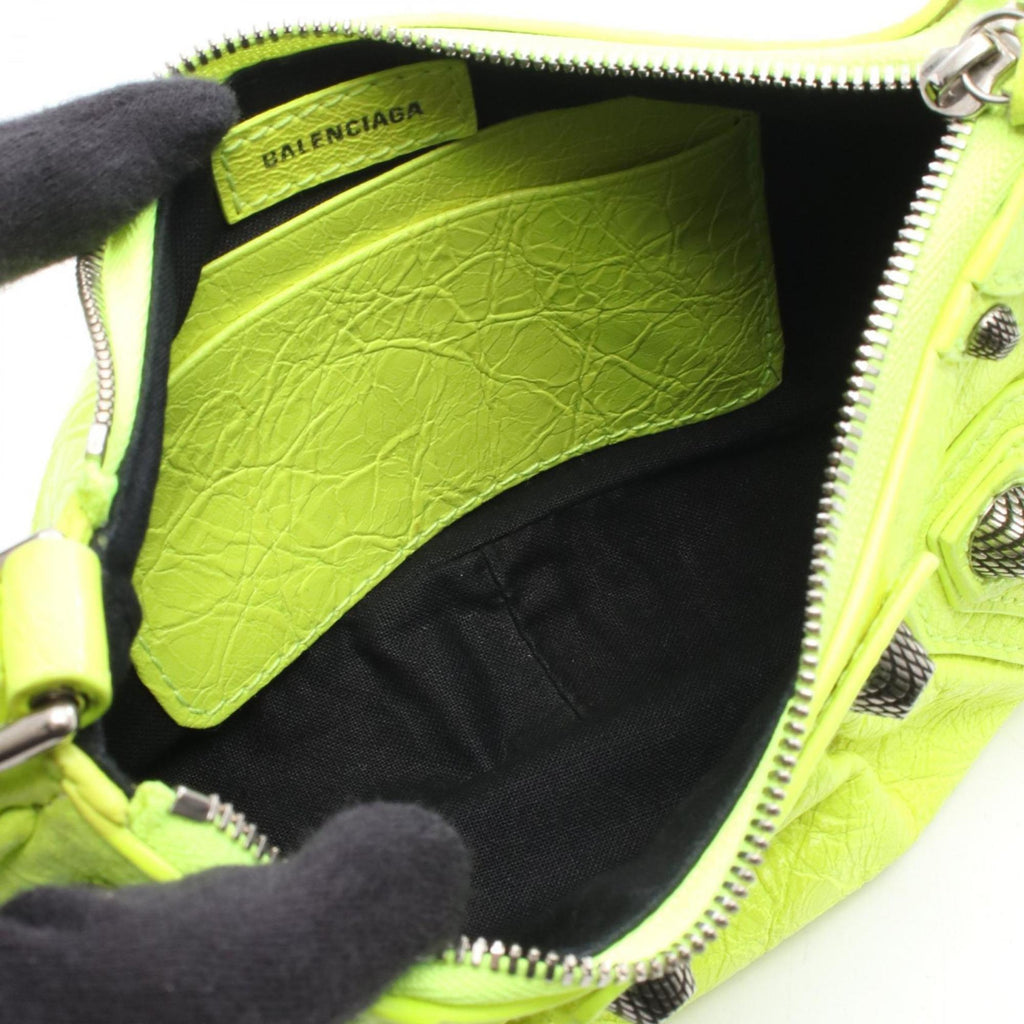 BLCG LE CAGOLE MINI BB Le Cagole Mini Handbag, Leather, Women's, Yellow