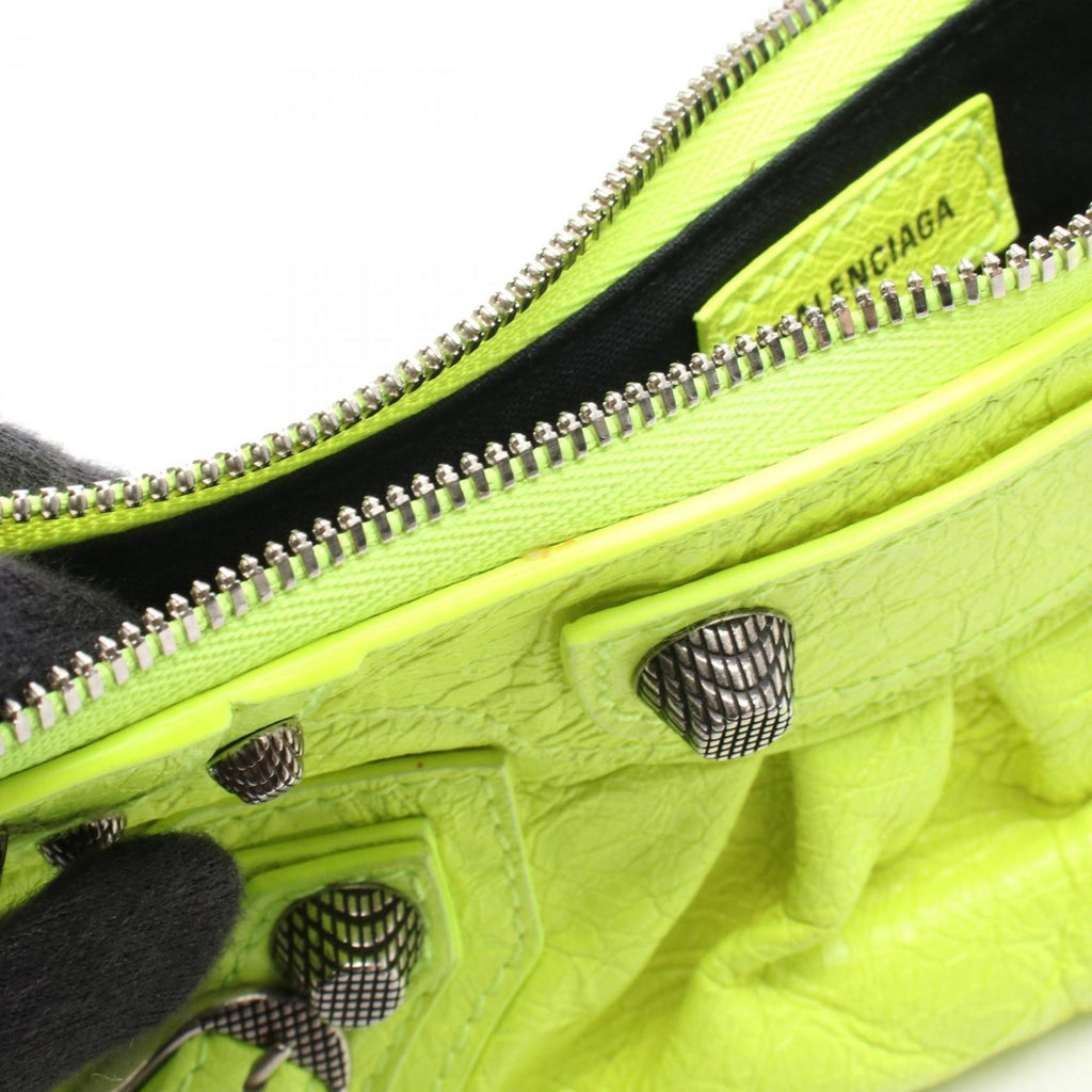 BLCG LE CAGOLE MINI BB Le Cagole Mini Handbag, Leather, Women's, Yellow