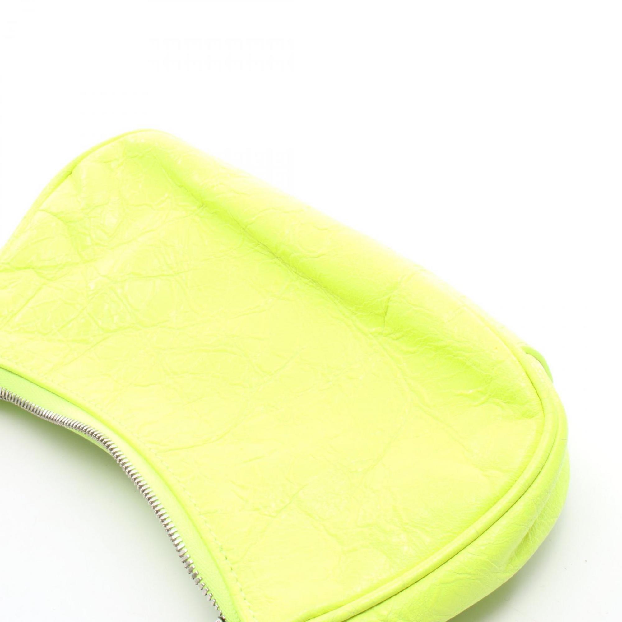 BLCG LE CAGOLE MINI BB Le Cagole Mini Handbag, Leather, Women's, Yellow