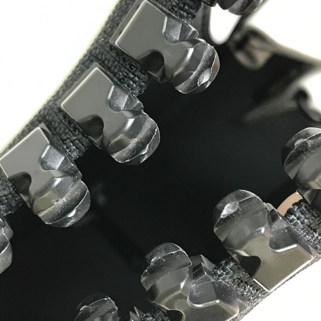 BLCG 661854 Mega Zip 2-Way Bag, Shoulder Bag/Handbag, Leather, Women's, White/Black