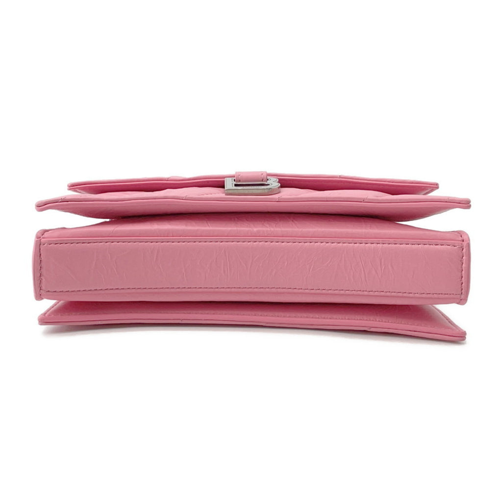 BLCG Chain Shoulder Bag in Crushed XS Leather 736016 BALENCIAGA