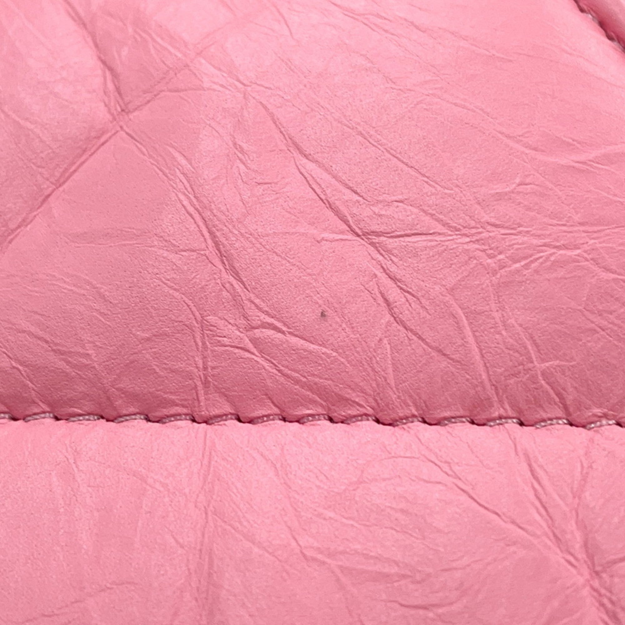 BLCG Chain Shoulder Bag in Crushed XS Leather 736016 BALENCIAGA