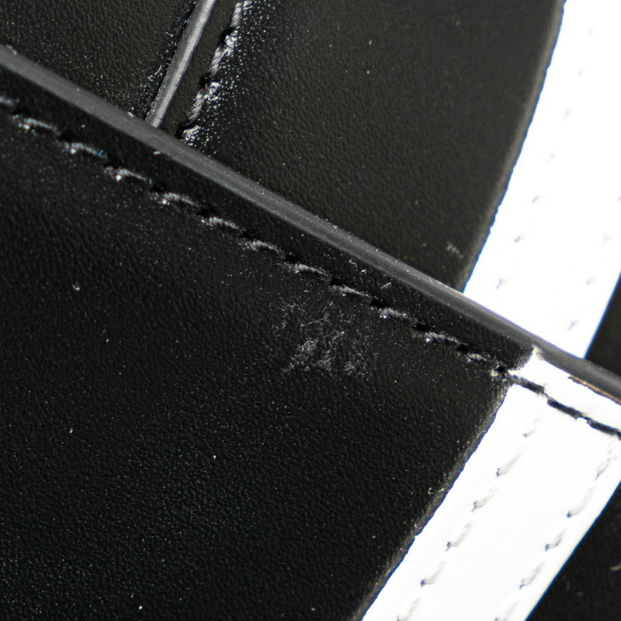 BLCG x adidas Hourglass Crossbody Chain Wallet Shoulder Bag 656050 Black White Leather Women's BALENCIAGA