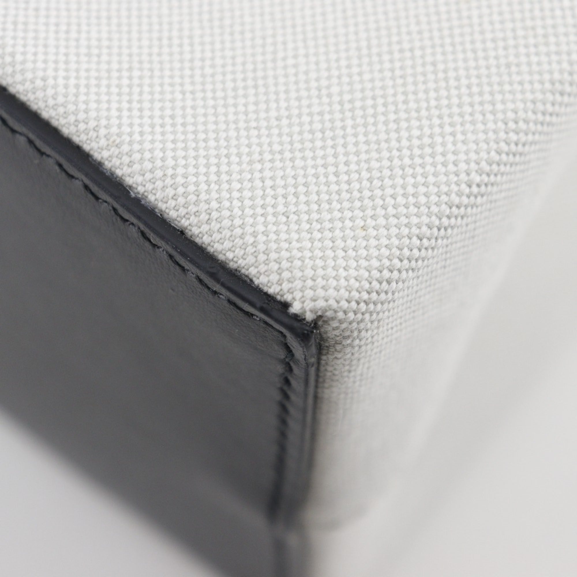 BLCG Small Tote Bag 7599412AA9260 Nylon Canvas Light Grey Women's