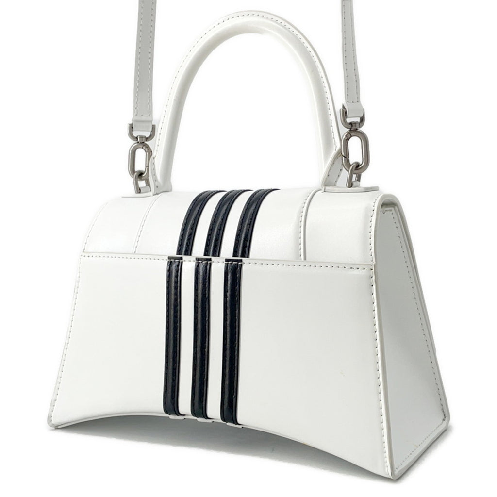 BLCG Handbag Hourglass S 593546 BALENCIAGA 2way White