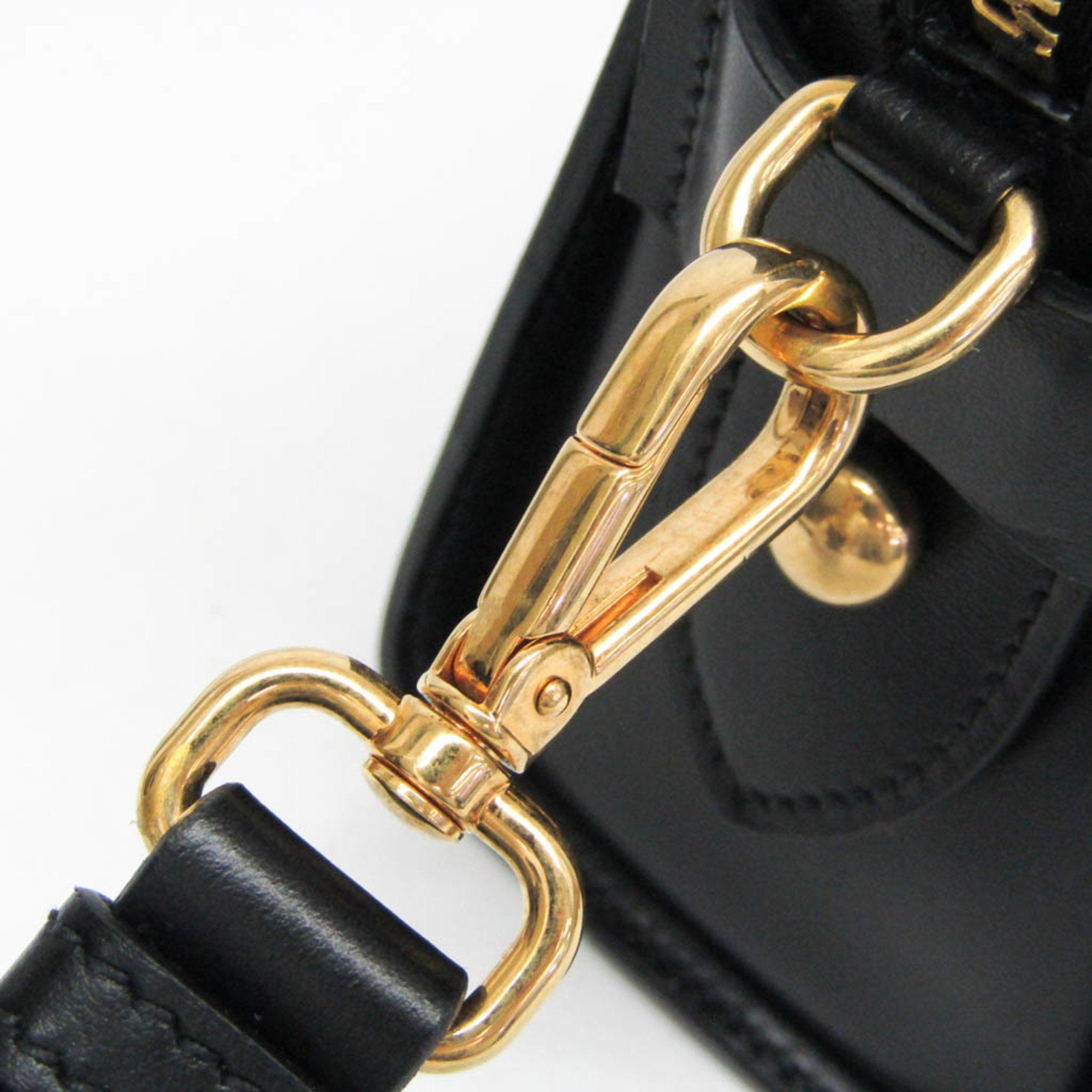 PDA 9Y19AU PELLETTERIA Women's Leather Shoulder Bag Black