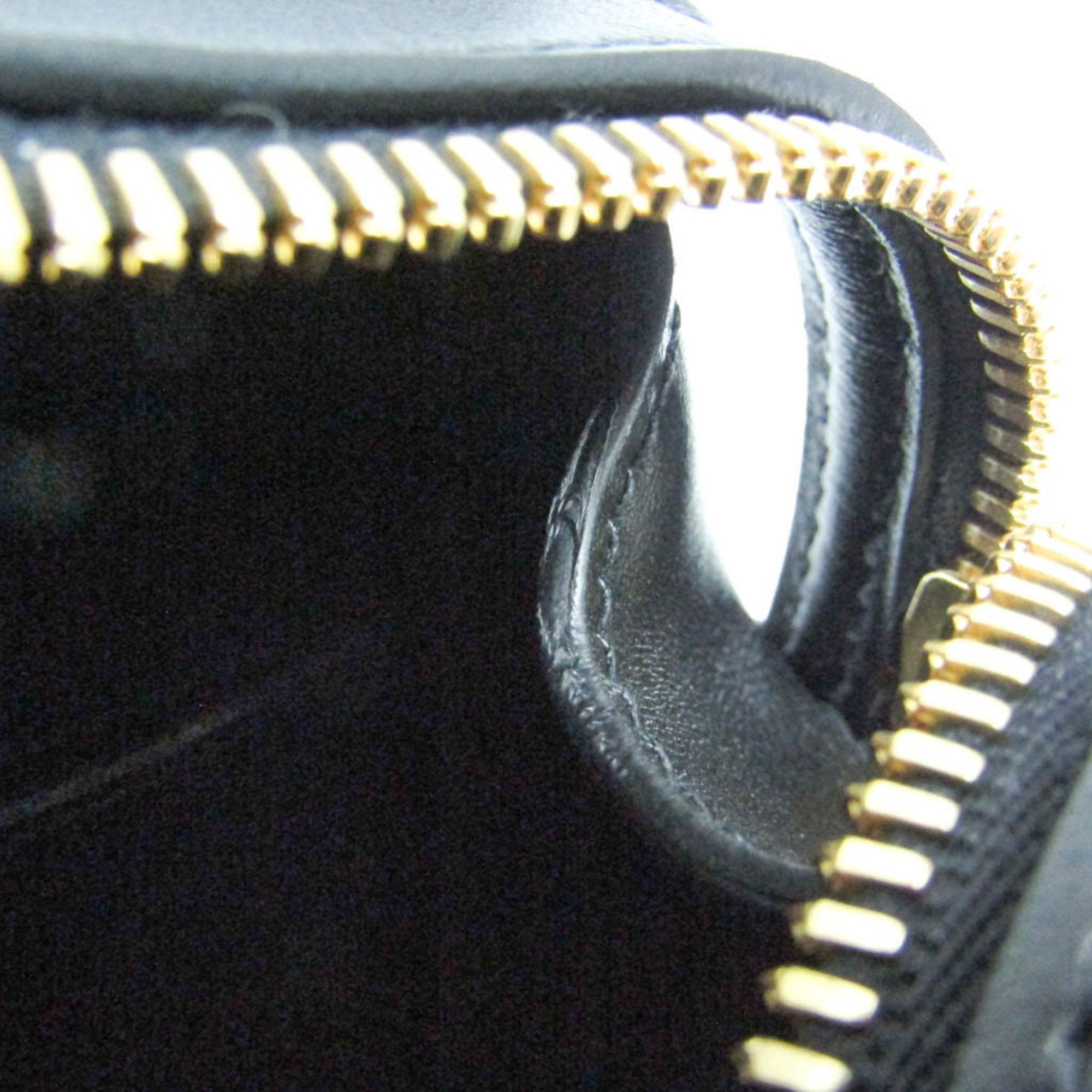 PDA 9Y19AU PELLETTERIA Women's Leather Shoulder Bag Black