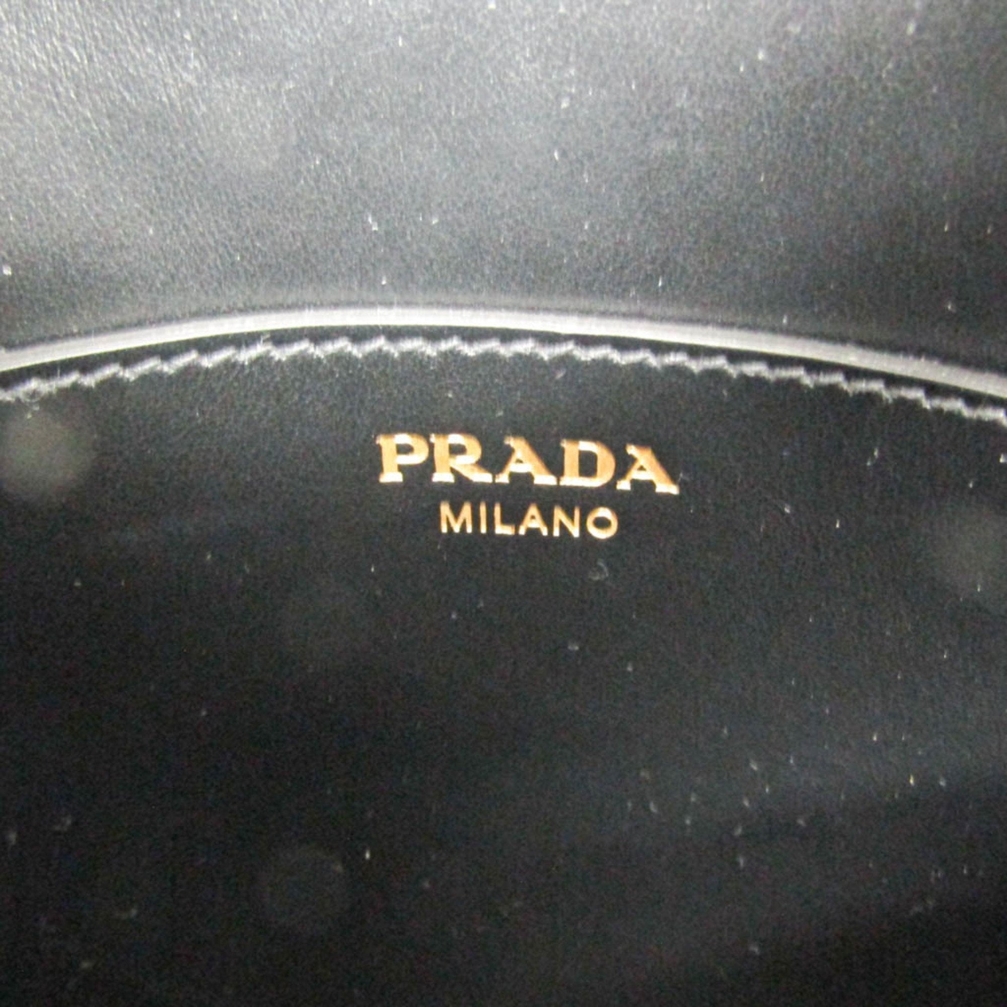 PDA 9Y19AU PELLETTERIA Women's Leather Shoulder Bag Black