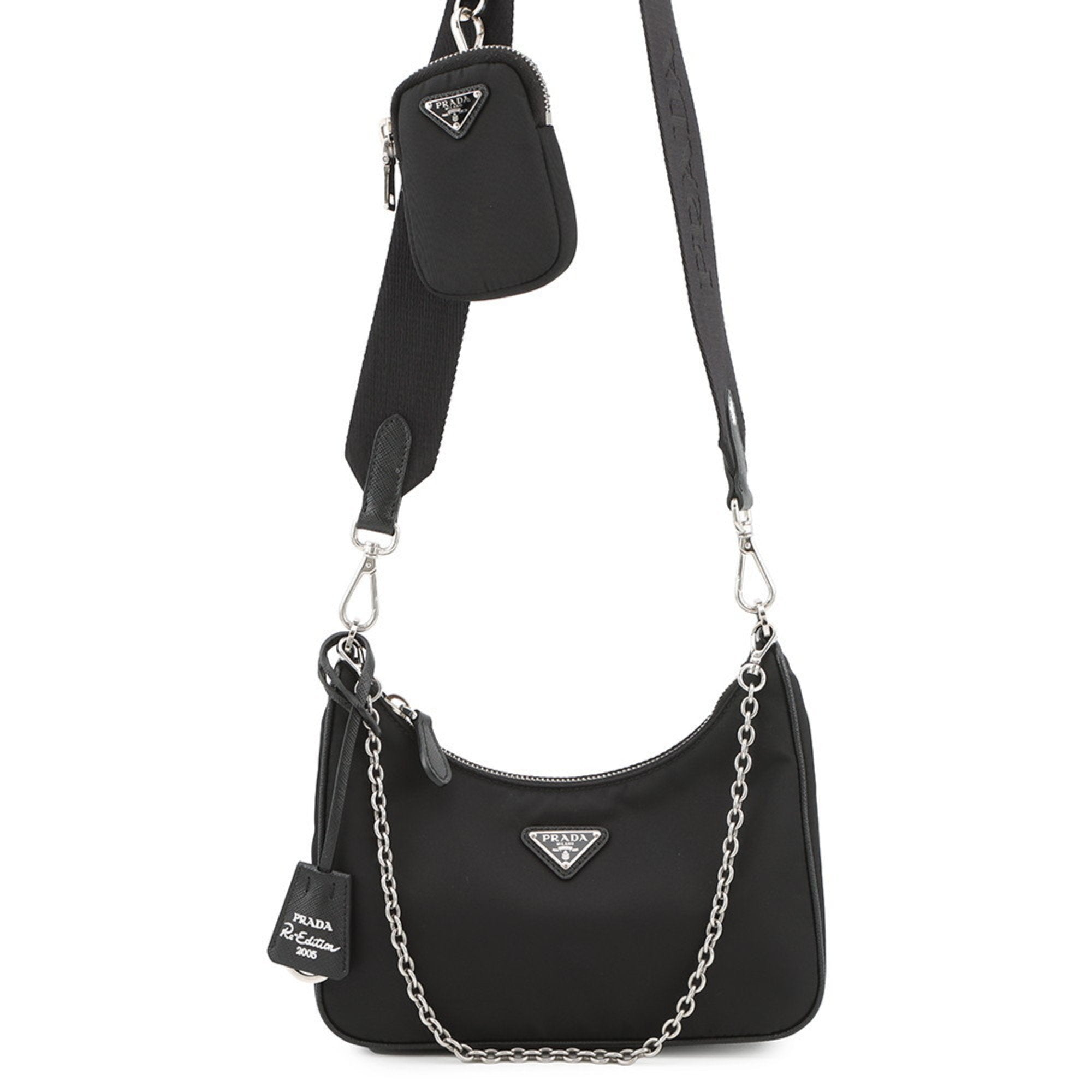 PDA Re-Edition 2005 Re-Nylon Shoulder Bag 1BH204 PRADA 2-Way