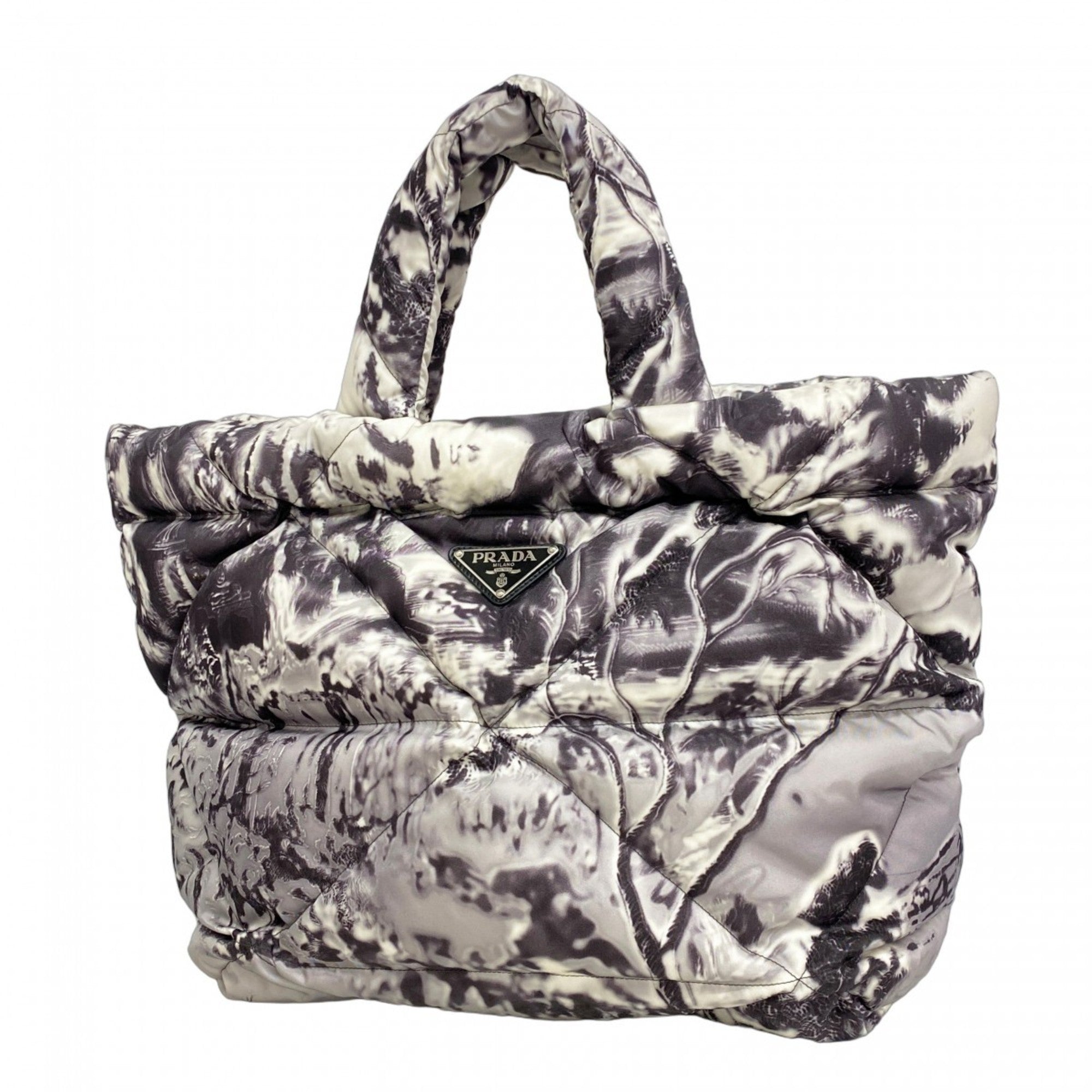 PDA Tote Bag Nylon Black Grey Women's P1742446