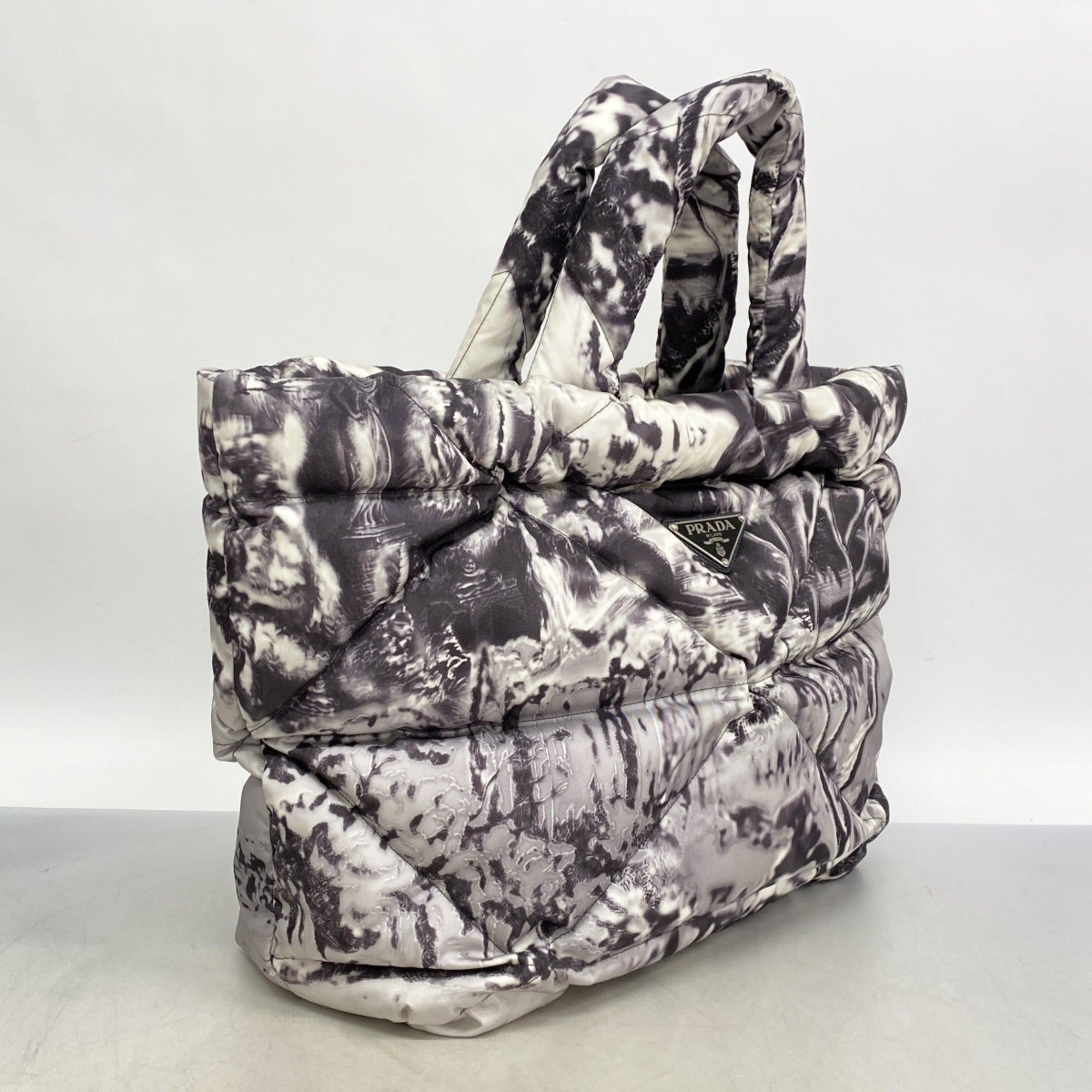 PDA Tote Bag Nylon Black Grey Women's P1742446