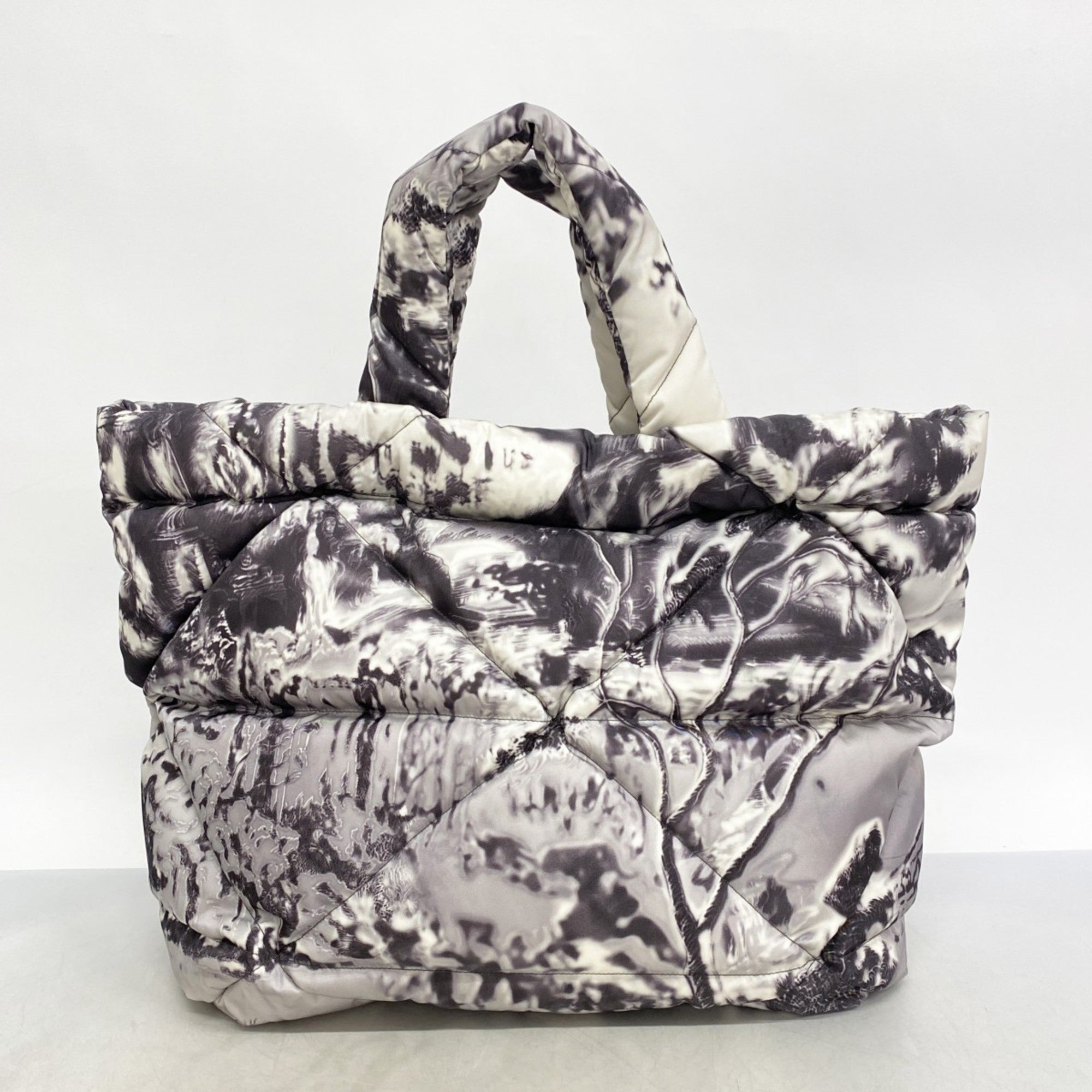 PDA Tote Bag Nylon Black Grey Women's P1742446