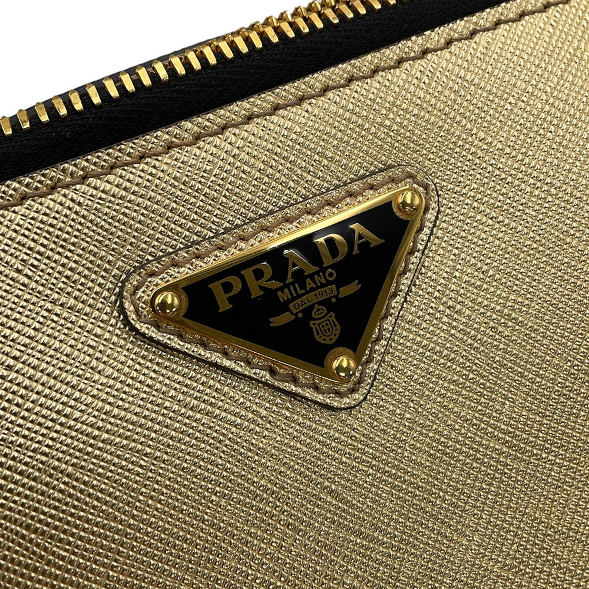 PDA Triangle Brick Saffiano Leather Shoulder Bag 2VH070 PRADA