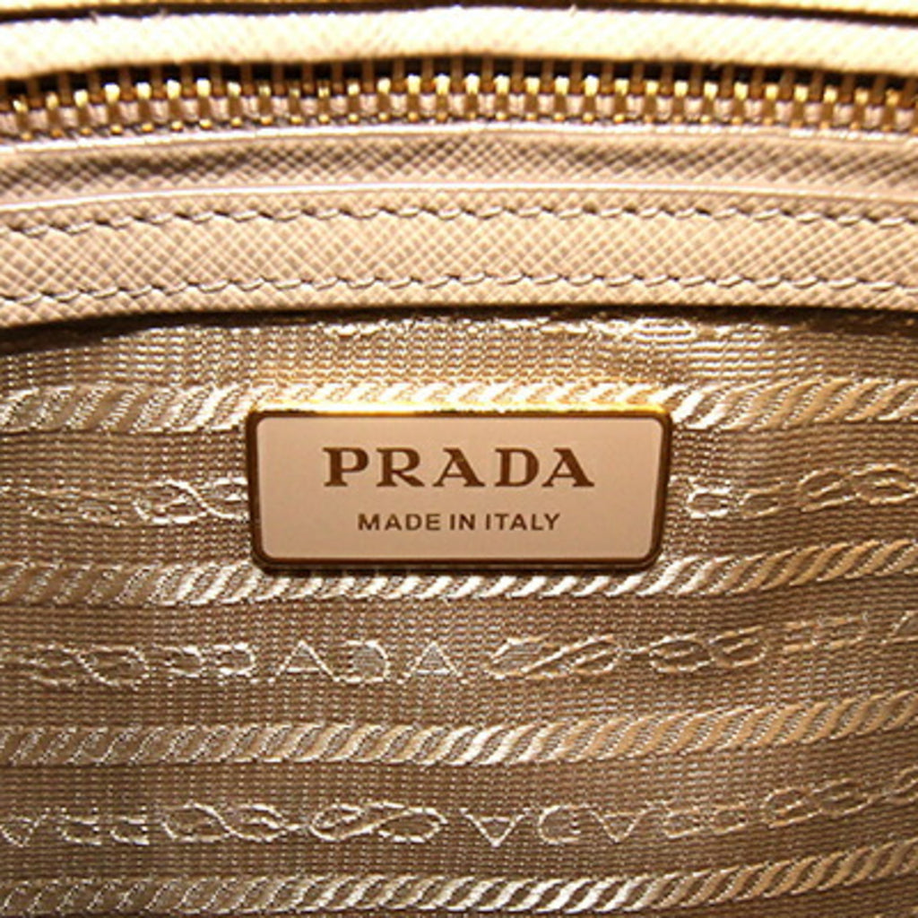 PDA Galleria handbag 1BA863 beige leather shoulder bag/crossbody bag for women.