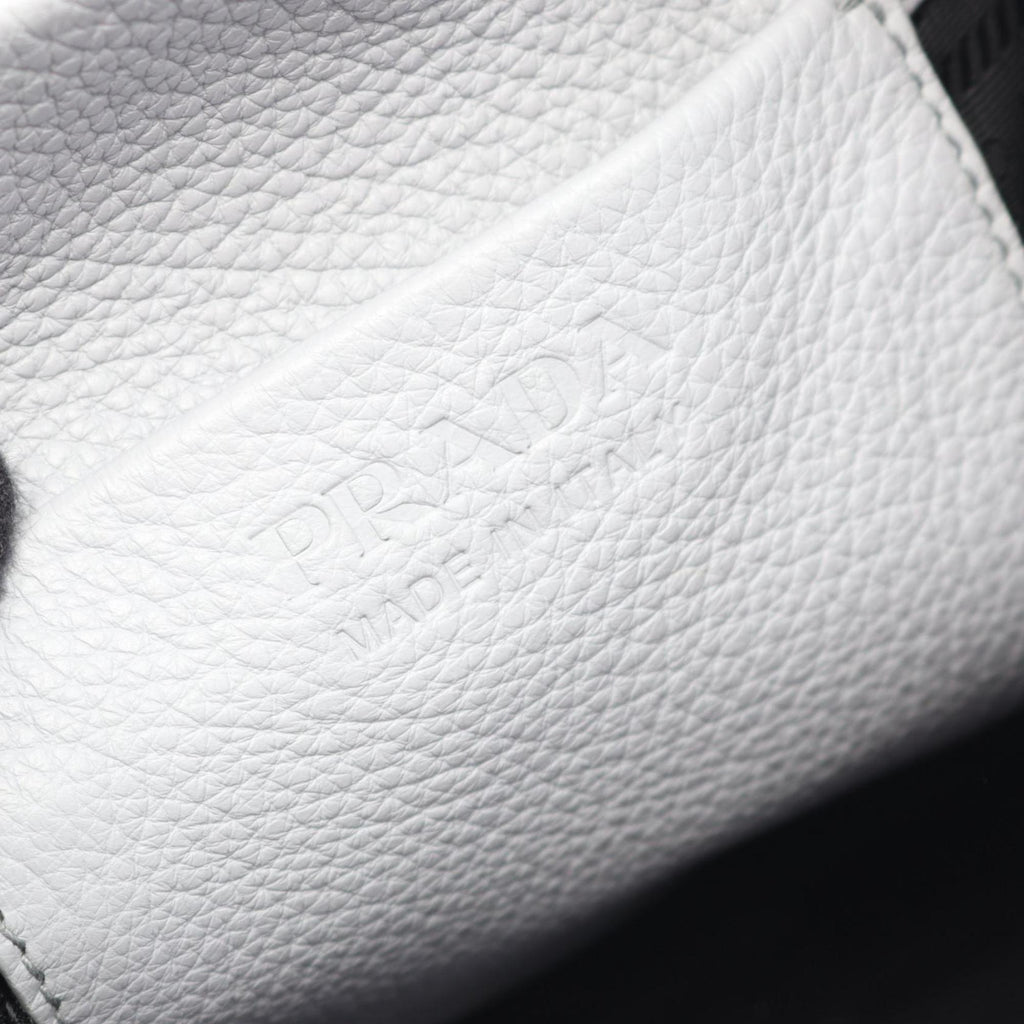 PDA PRADA Bucket Bag Handbag Leather Women's Purple