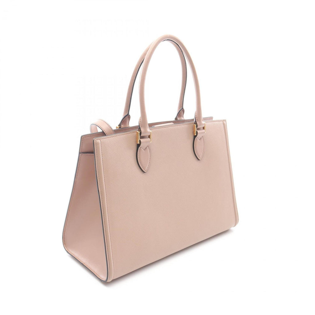 PDA Saffiano Leather Handbag, Women's, Pink, 1BA228