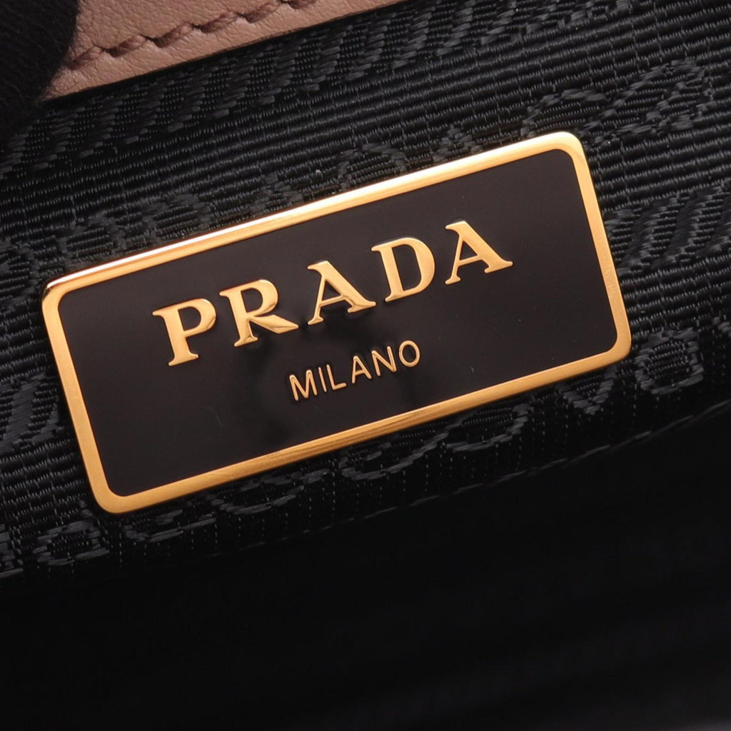 PDA Saffiano Leather Handbag, Women's, Pink, 1BA228