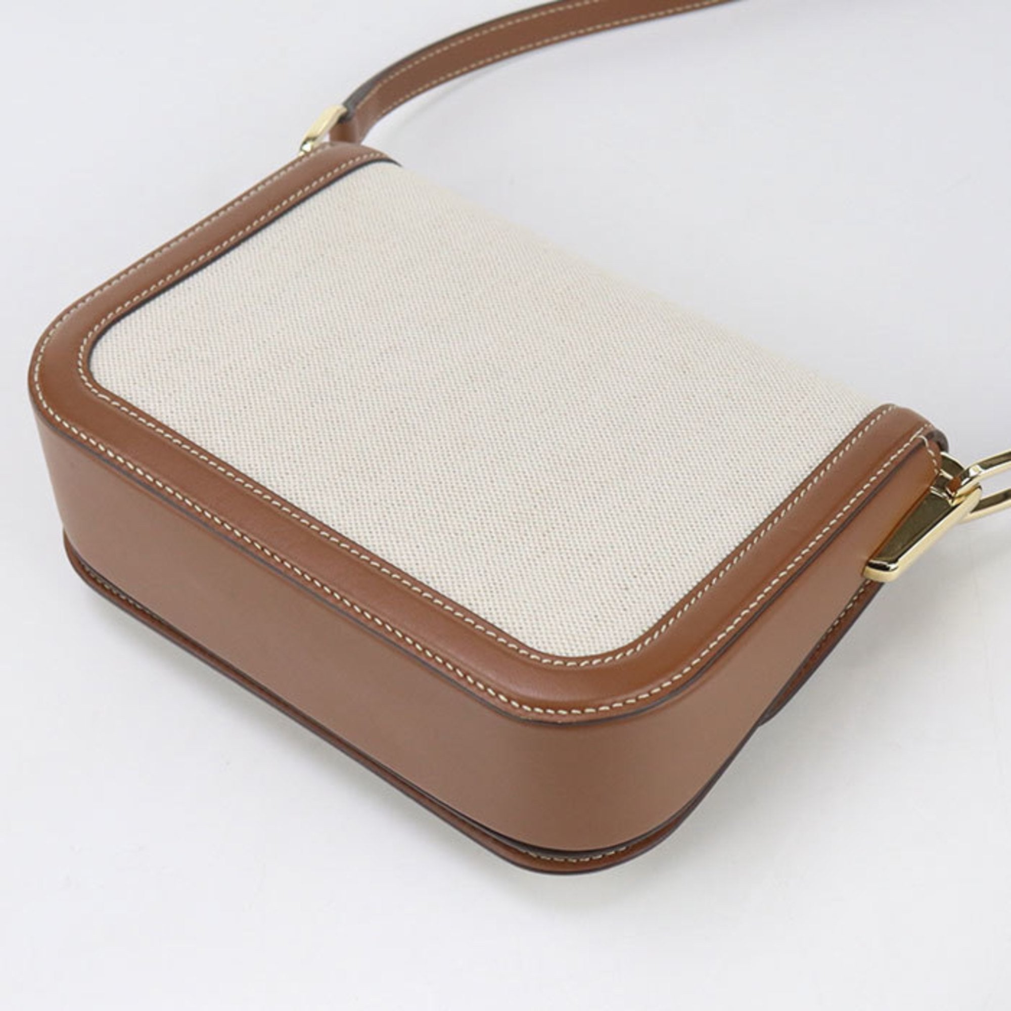 PDA Prada Shoulder Bag 1BD257 2DLI F0A5T Women's White