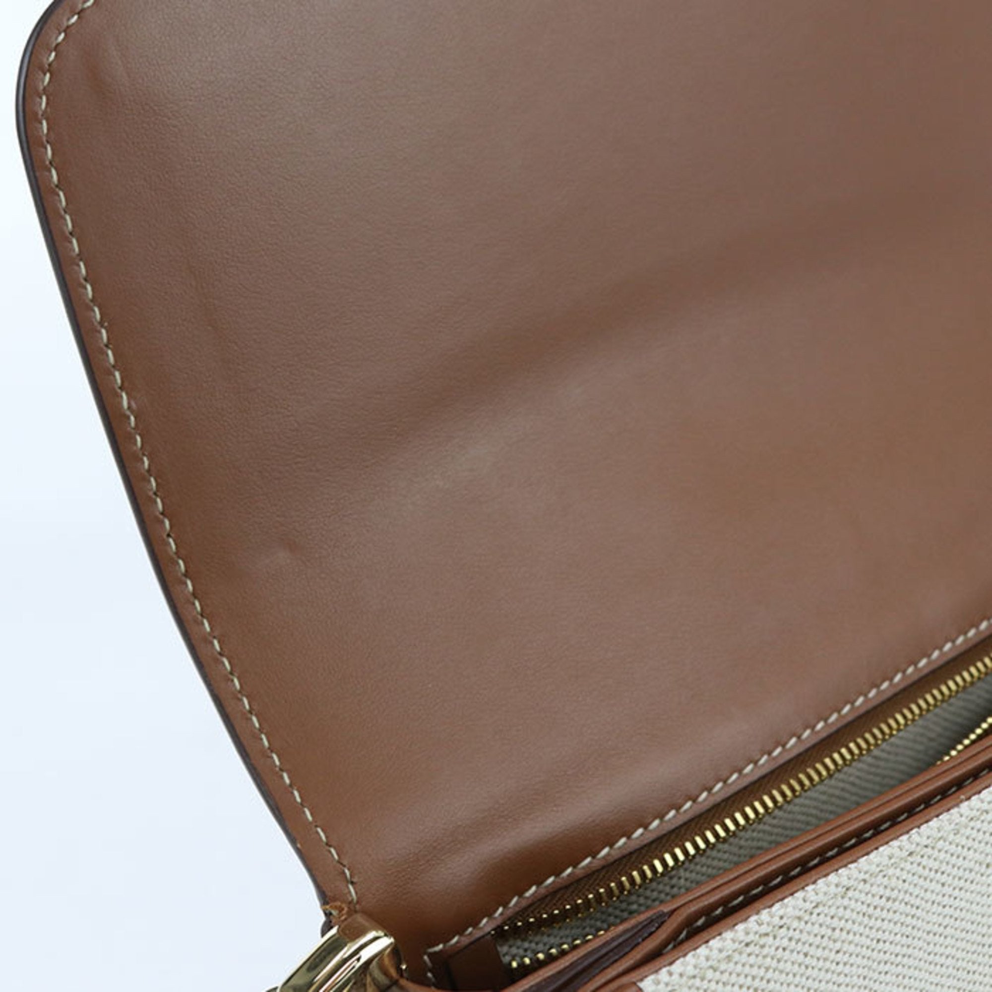 PDA Prada Shoulder Bag 1BD257 2DLI F0A5T Women's White