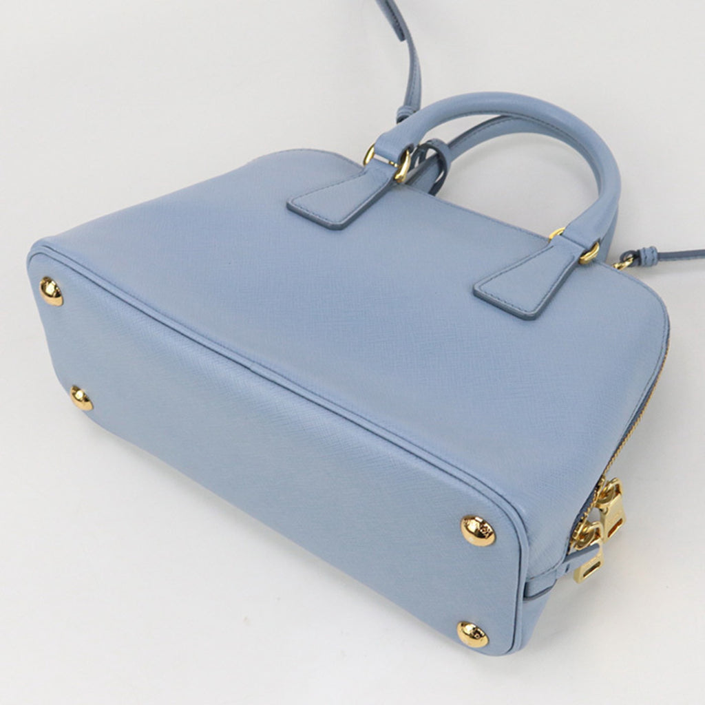 PDA Prada Handbag PR92487 BL0838 2WAY Women's Blue