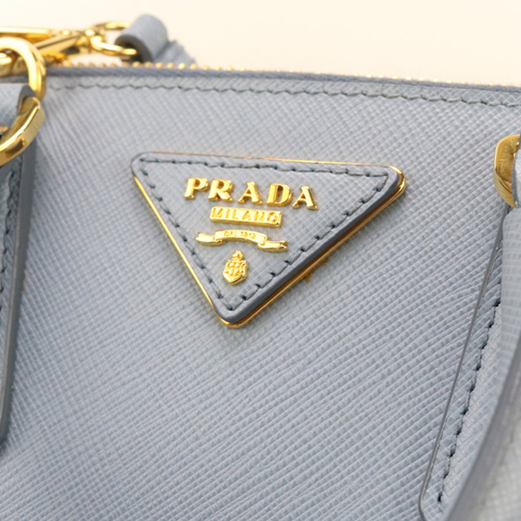 PDA Prada Handbag PR92487 BL0838 2WAY Women's Blue