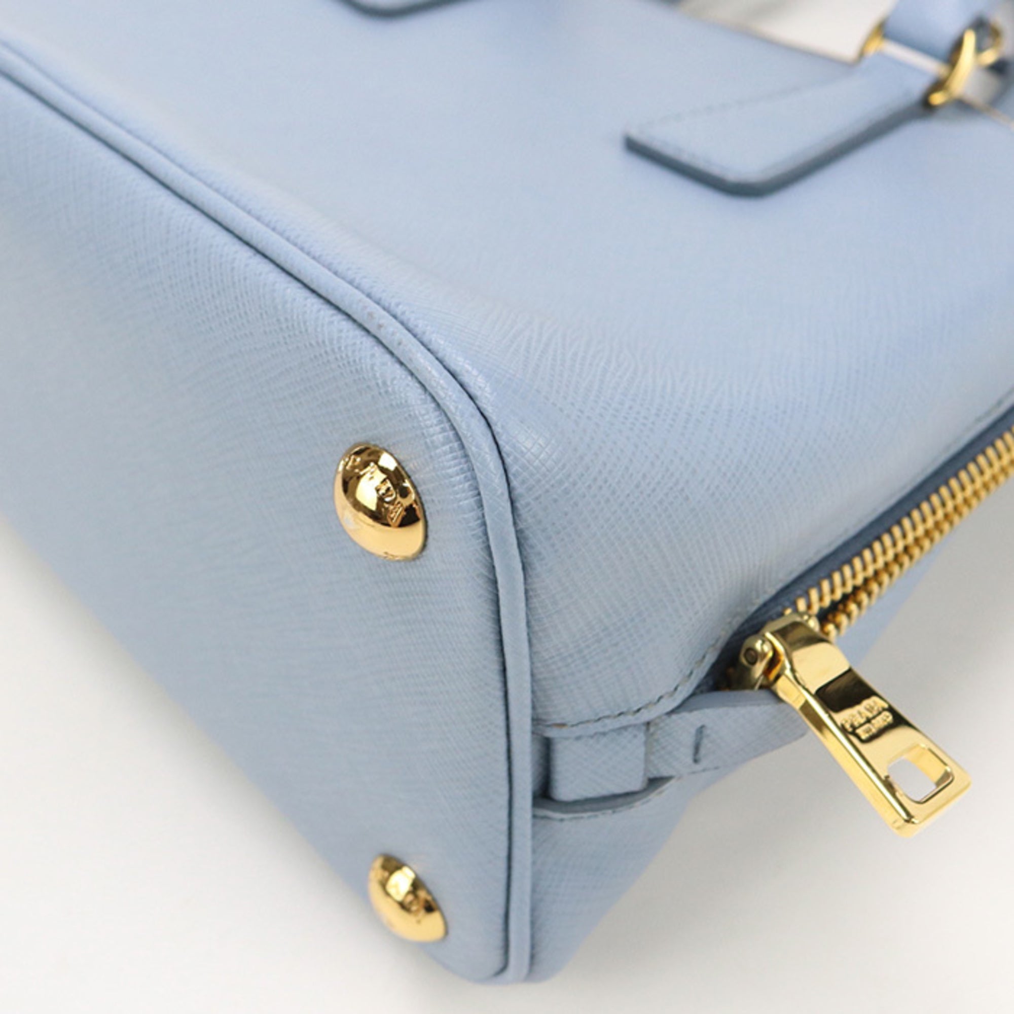 PDA Prada Handbag PR92487 BL0838 2WAY Women's Blue