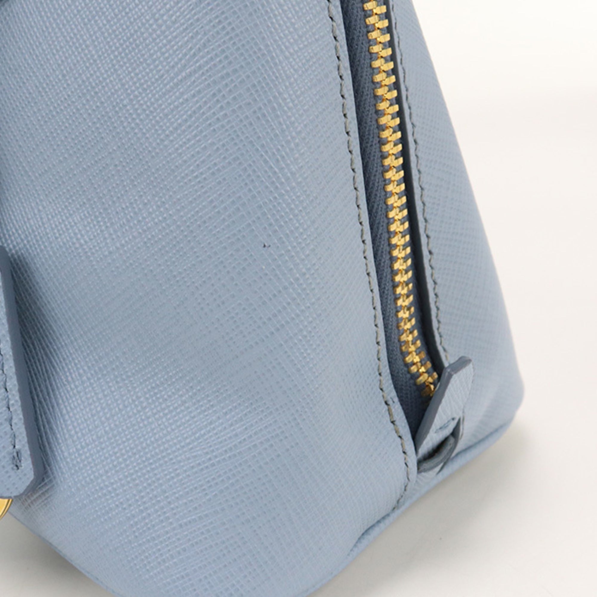 PDA Prada Handbag PR92487 BL0838 2WAY Women's Blue