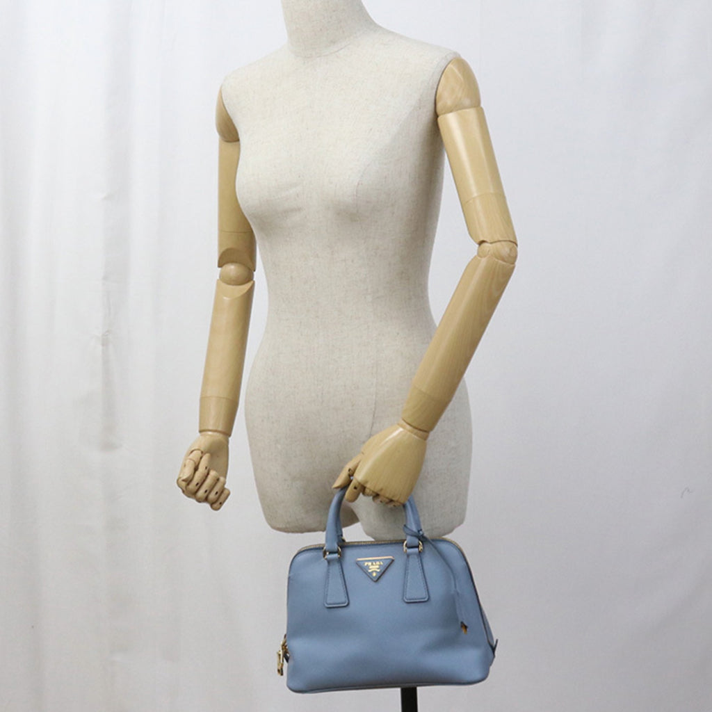 PDA Prada Handbag PR92487 BL0838 2WAY Women's Blue