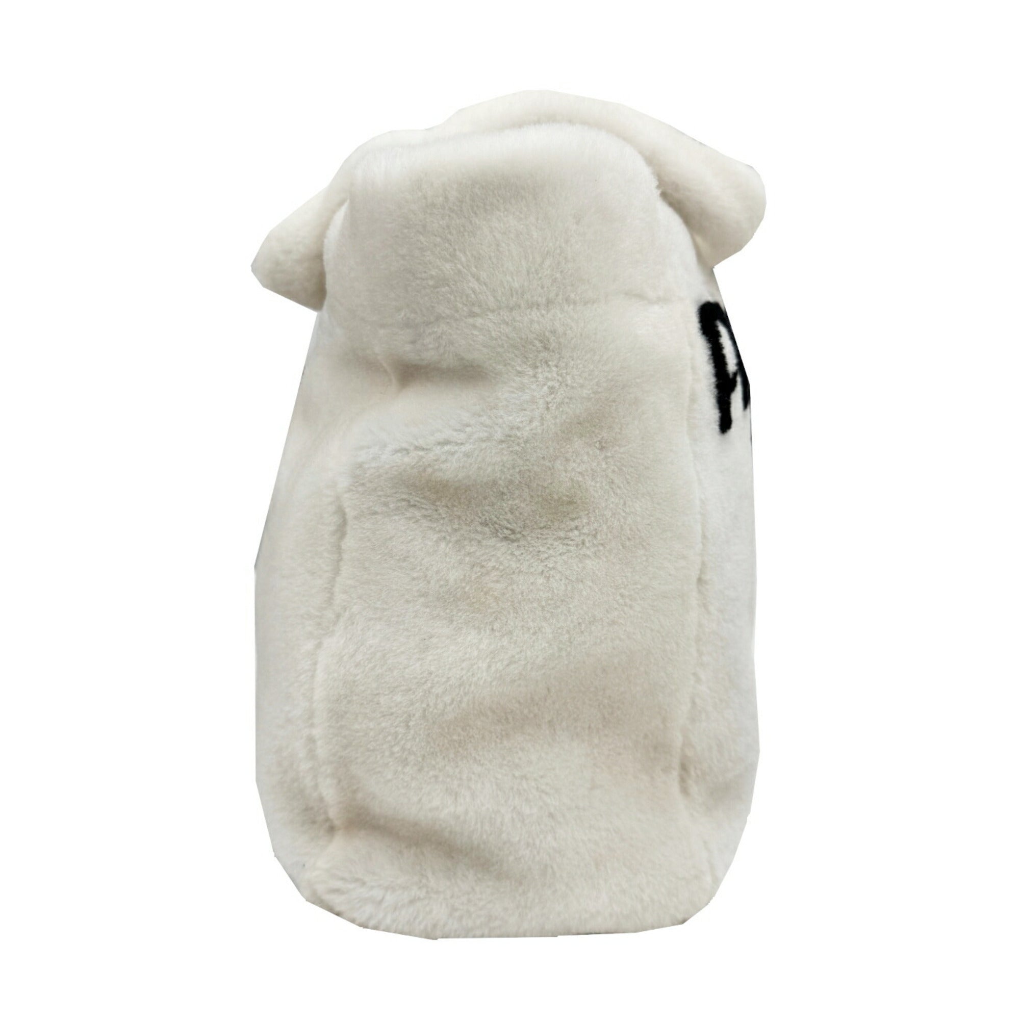 PDA Lettering Terry Tote Bag 1BG374 White/Black Shoulder Bag/Handbag/Tote for Women