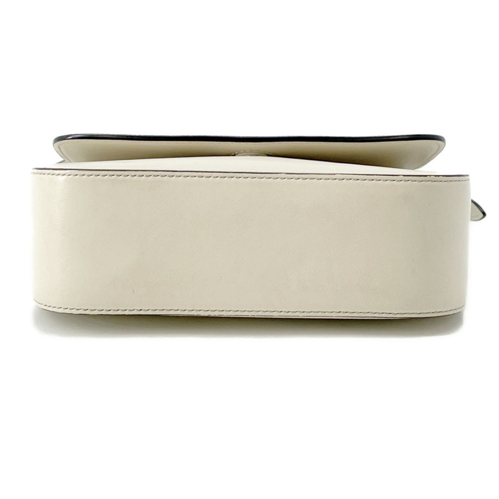 PDA Identity Shoulder Bag in Saffiano Leather (1BD249) White