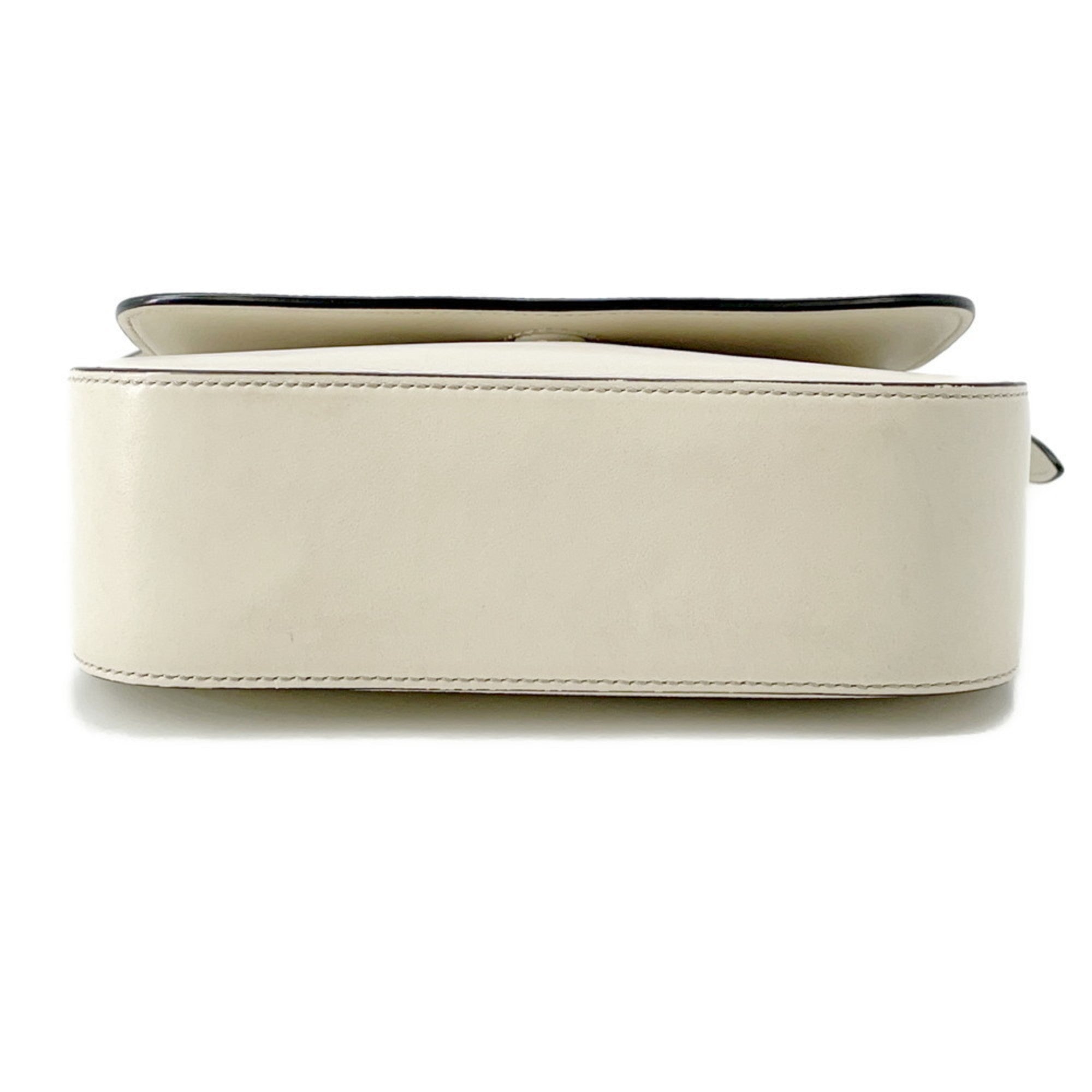 PDA Identity Shoulder Bag in Saffiano Leather (1BD249) White