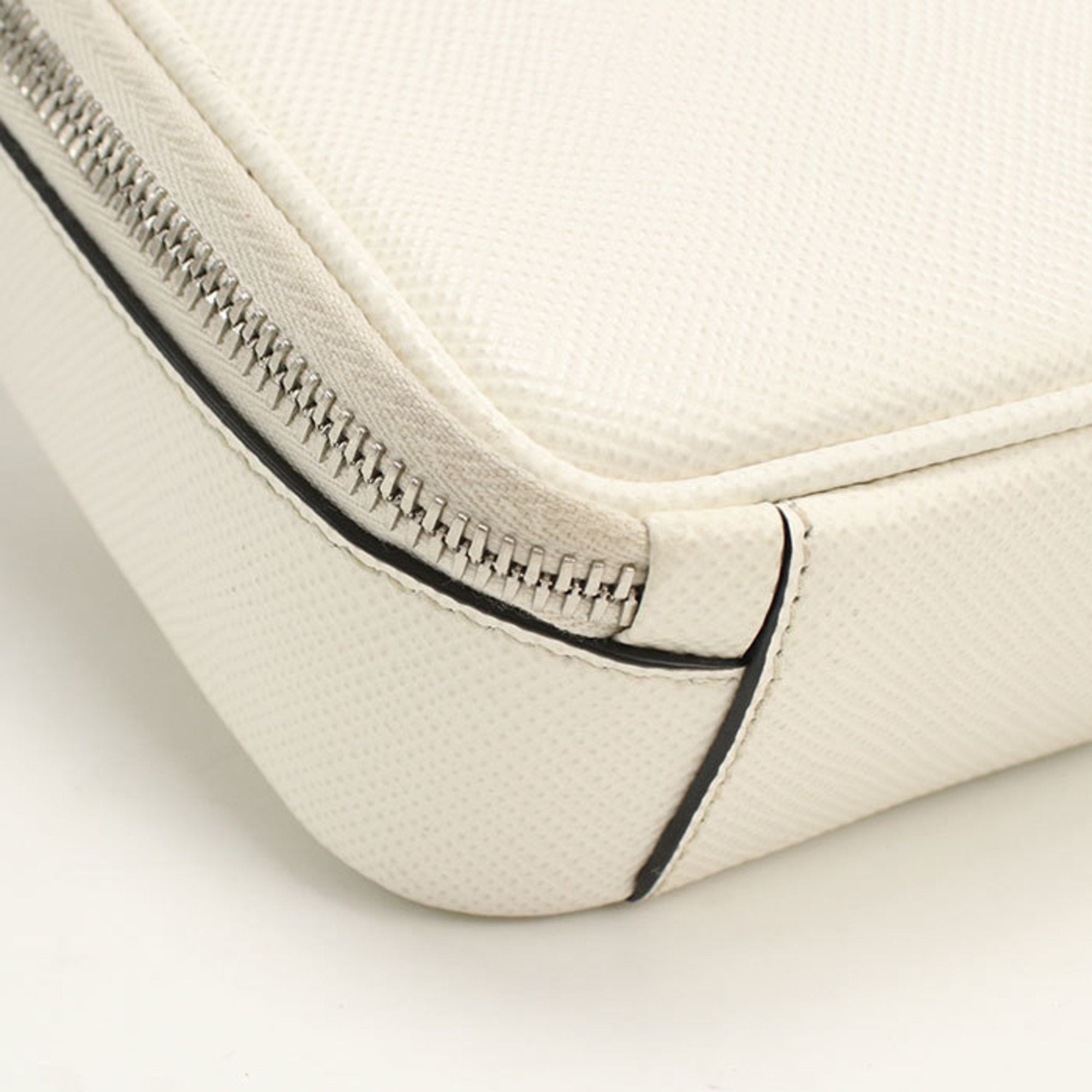 PDA Prada Saffiano Crossbody Shoulder Bag 2VH154 Men's White