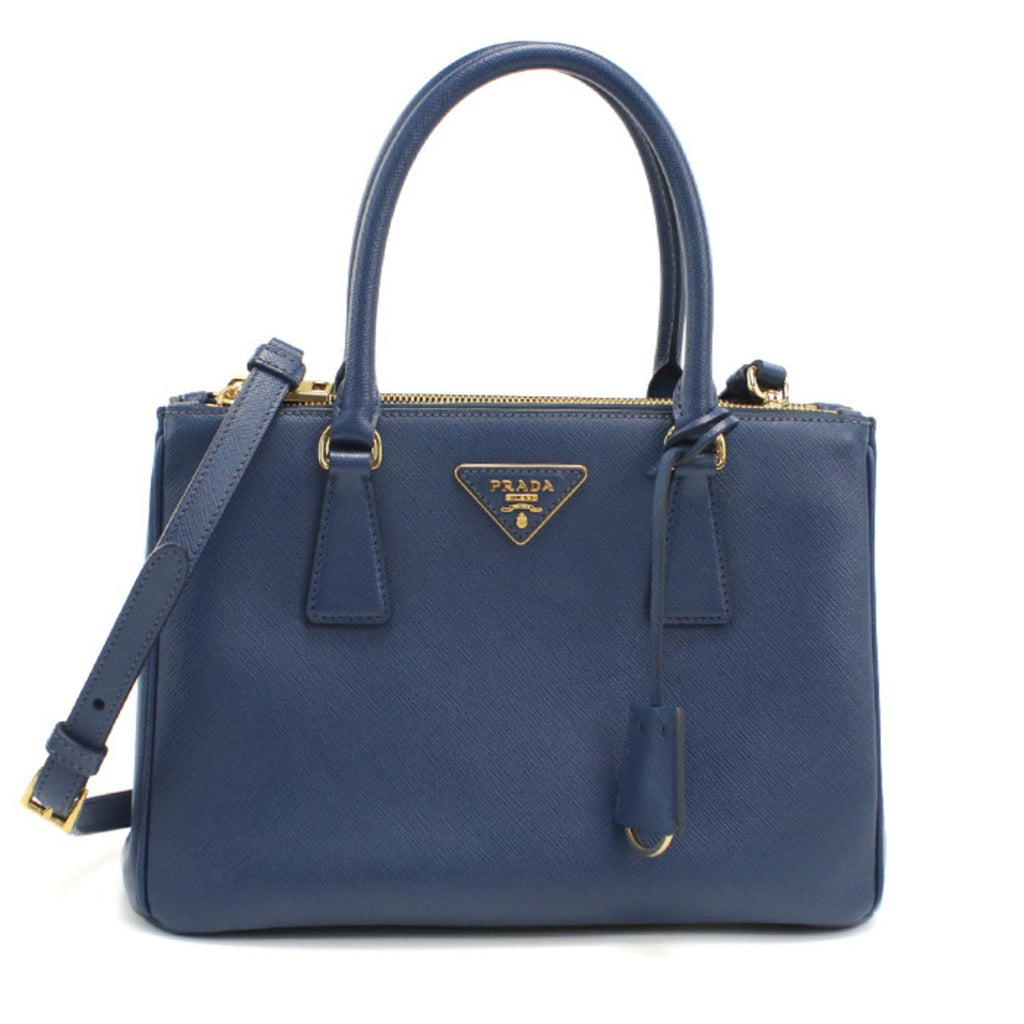 PDA Prada Tote Bag 1BA863 NZV F0016 2WAY Galleria Women's Blue
